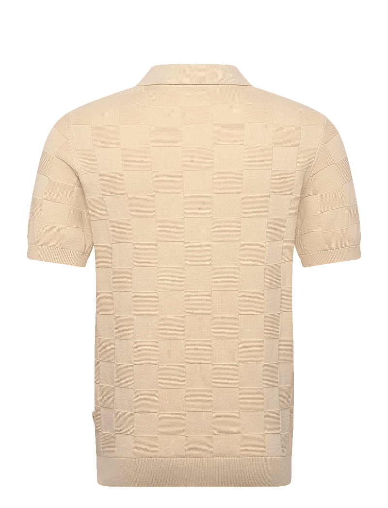 INDICODE - INFrans polo - gestrickte polohemden - fog - 1