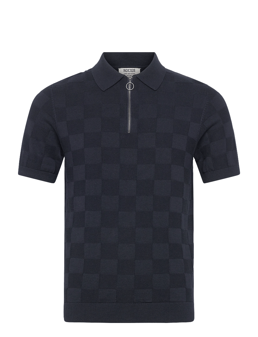 INDICODE - INFrans polo - knitted polos - sky captain - 1
