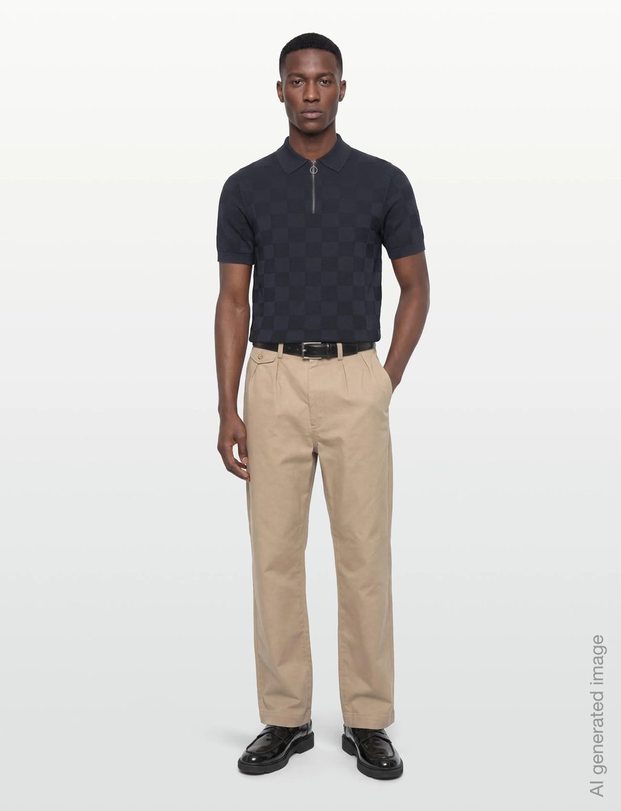 INDICODE - INFrans polo - knitted polos - sky captain - 0