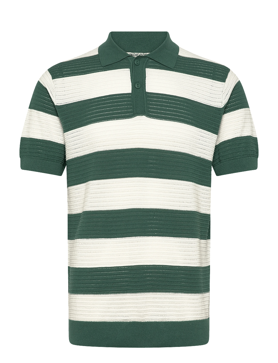 INDICODE - INBaltise - knitted polos - smoke pine - 1