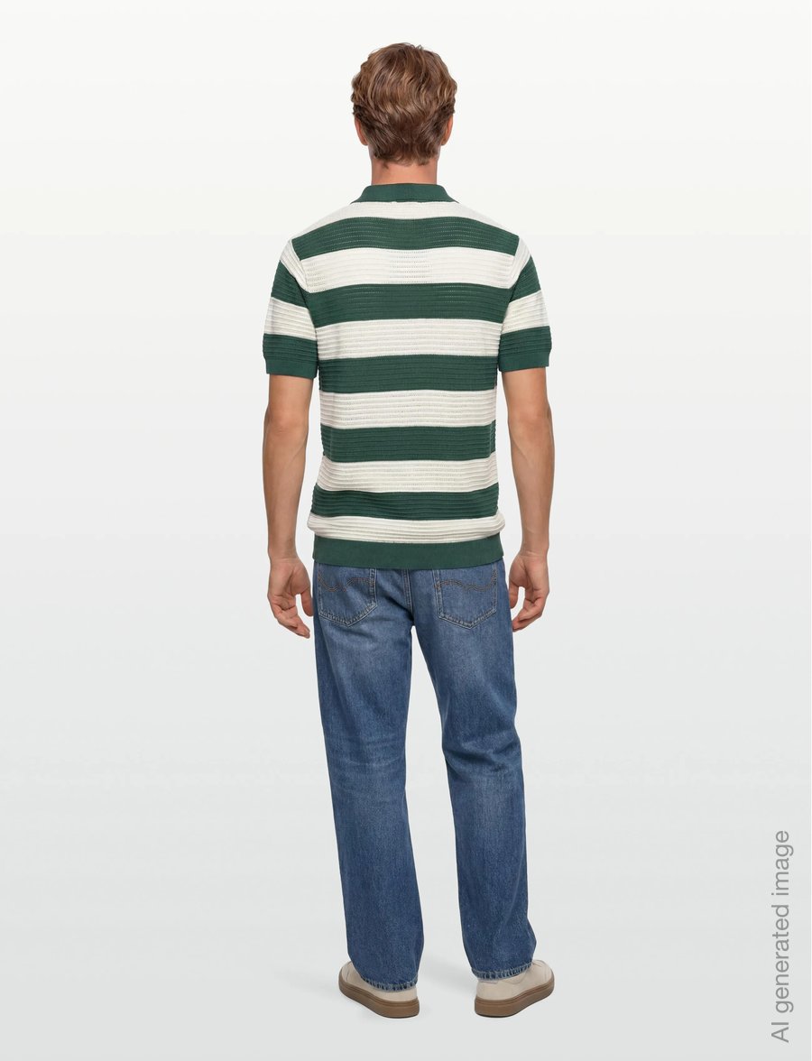 INDICODE - INBaltise - knitted polos - smoke pine - 4