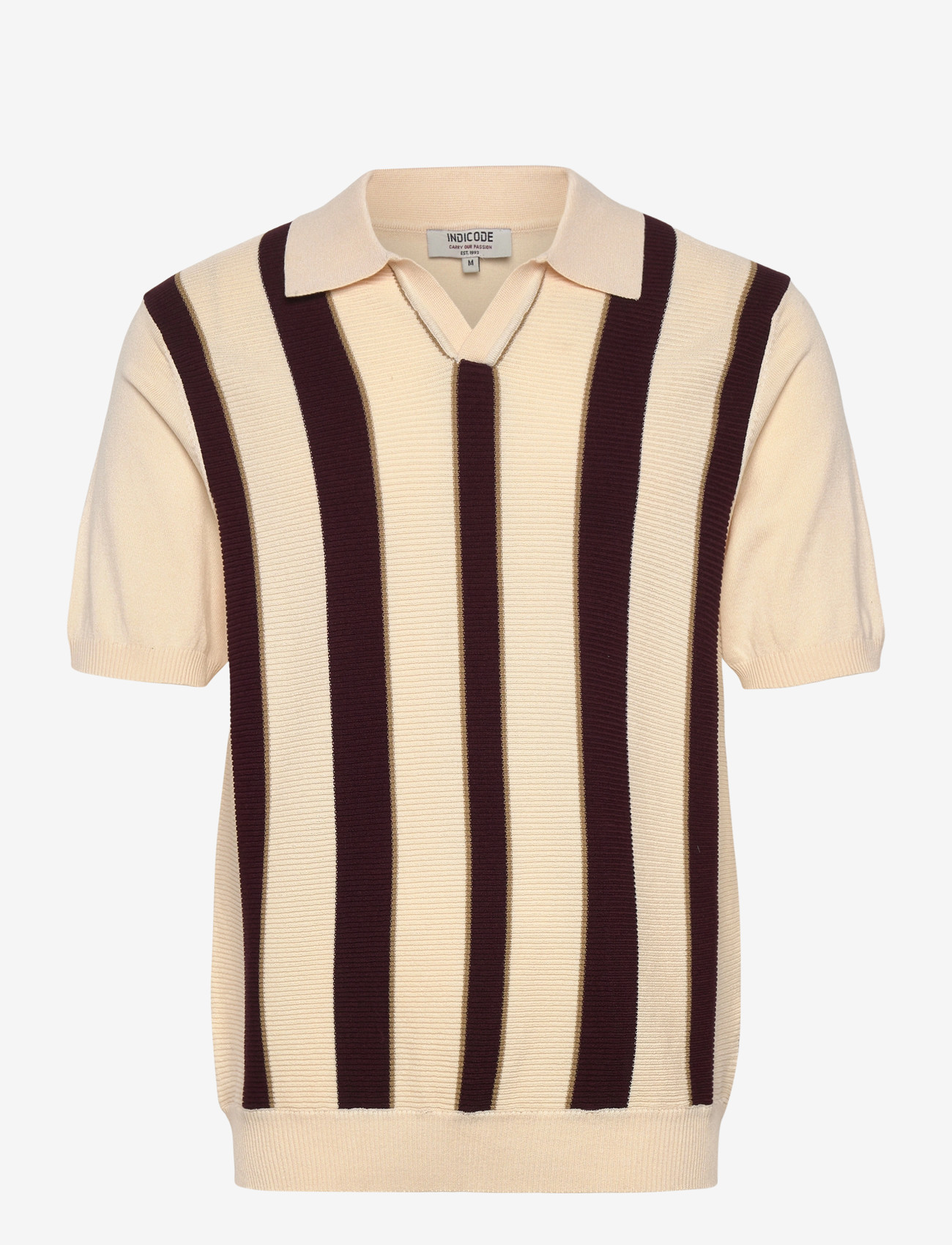 INDICODE - INRiver - gestrickte polohemden - fog - 0