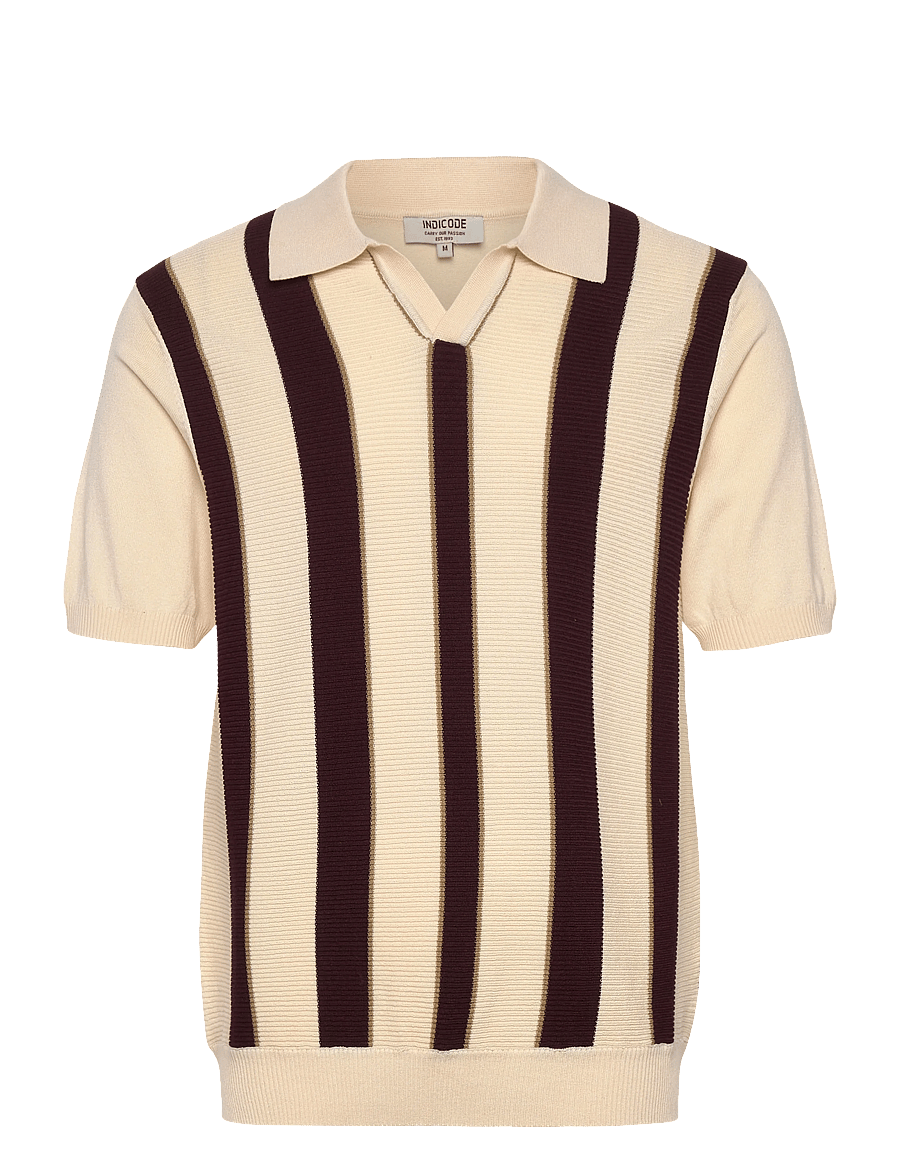 INDICODE - INRiver - knitted polos - fog - 1