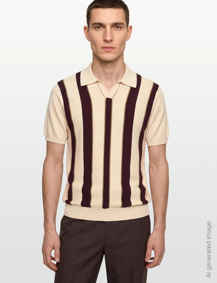 INDICODE - INRiver - knitted polos - fog - 3