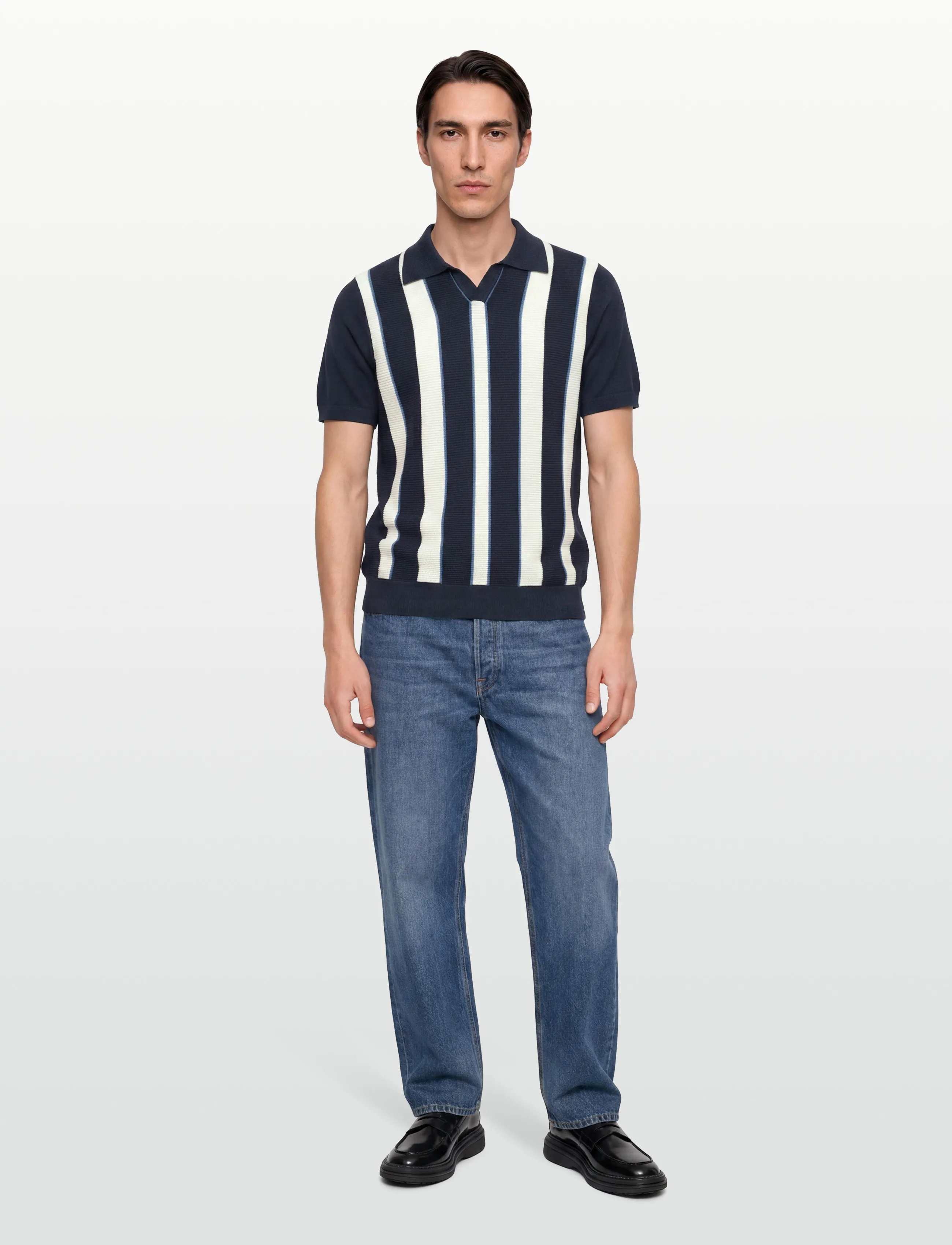 INDICODE Inriver, XL, Navy, T-Shirts > Kortærmede, Herre