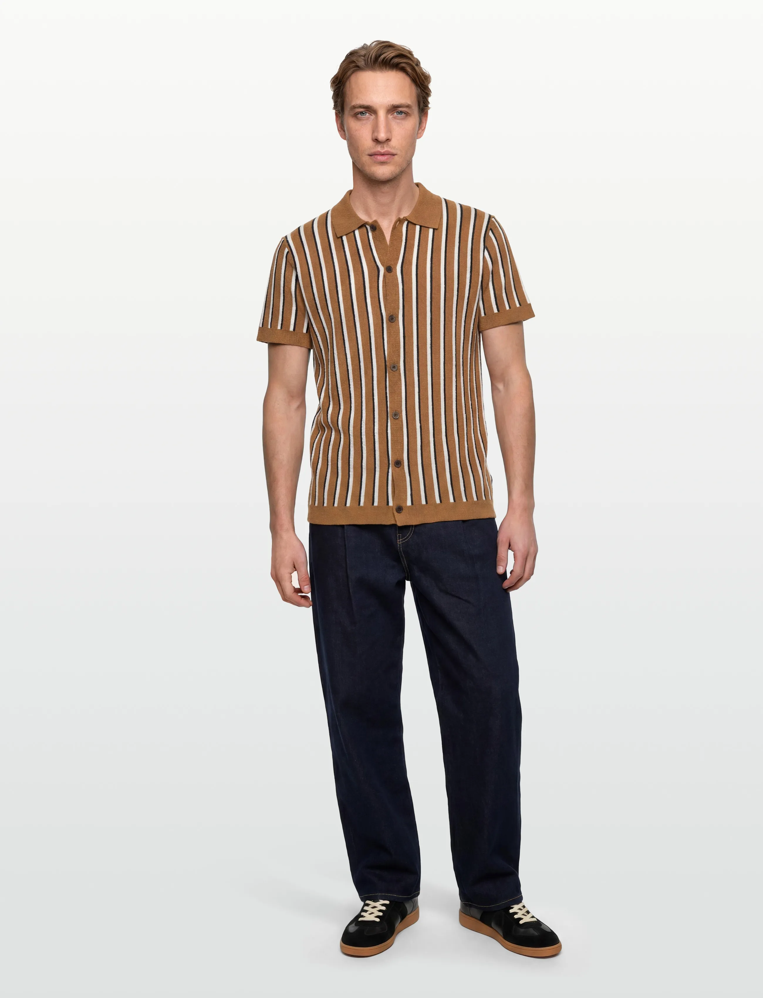 INDICODE INKazemi - Poloshirts - CAMEL / brown