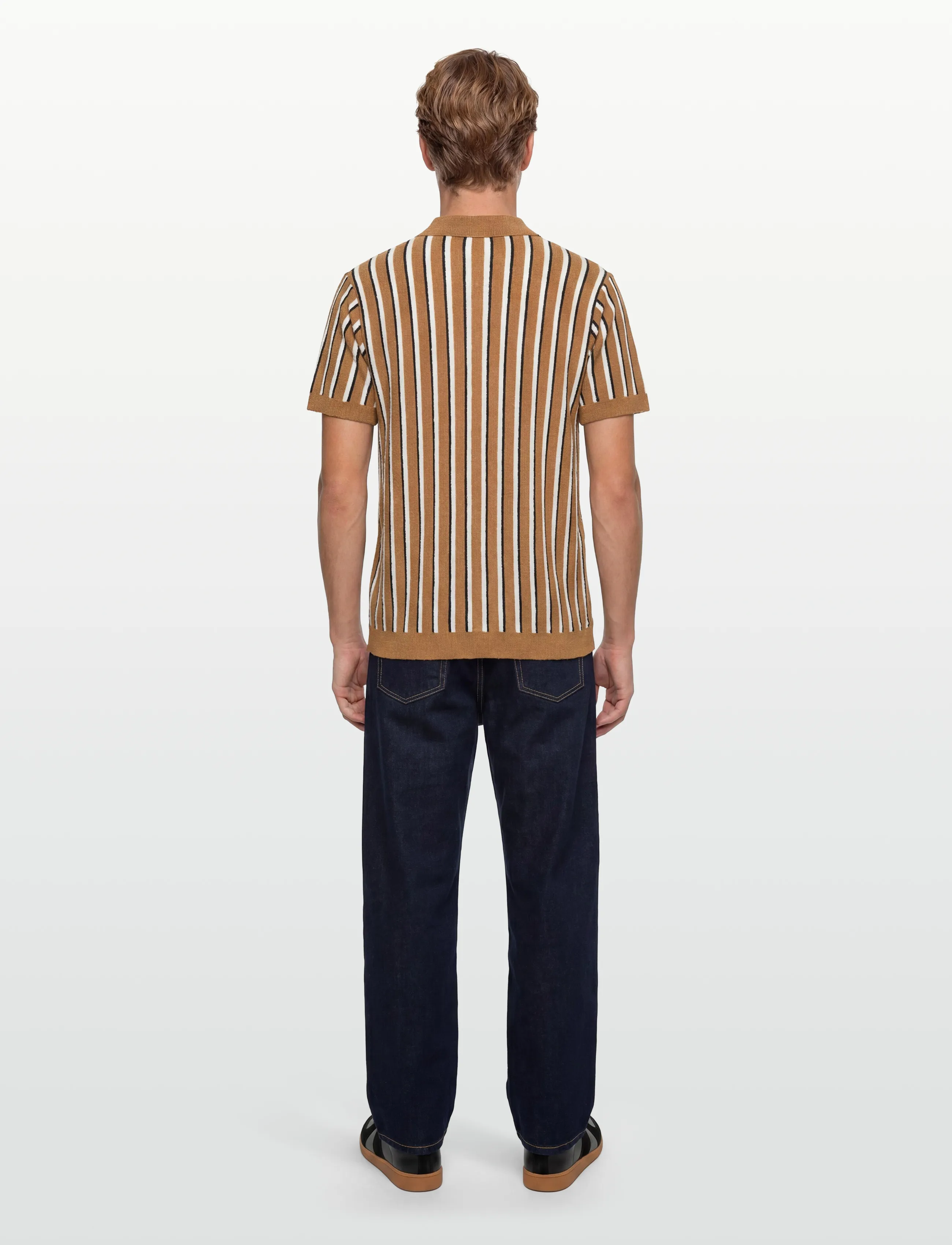 INDICODE - INKazemi - kortärmade pikéer - camel - 4