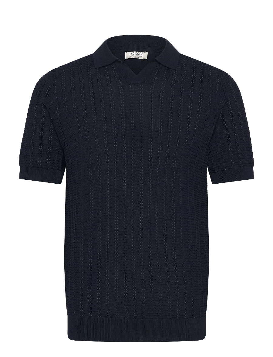 INDICODE - INCyto - knitted polos - sky captain - 1