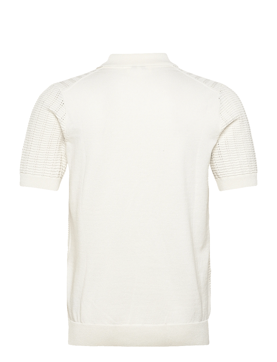 INDICODE - INCyto - langärmlige strick-polohemden - snowflake - 2