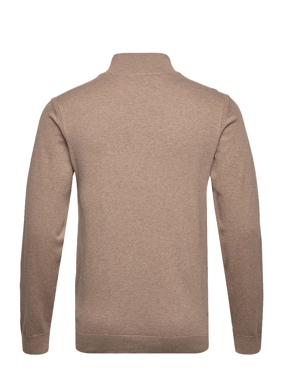 INDICODE - INAncona - halfzip strik - beige mix - 1