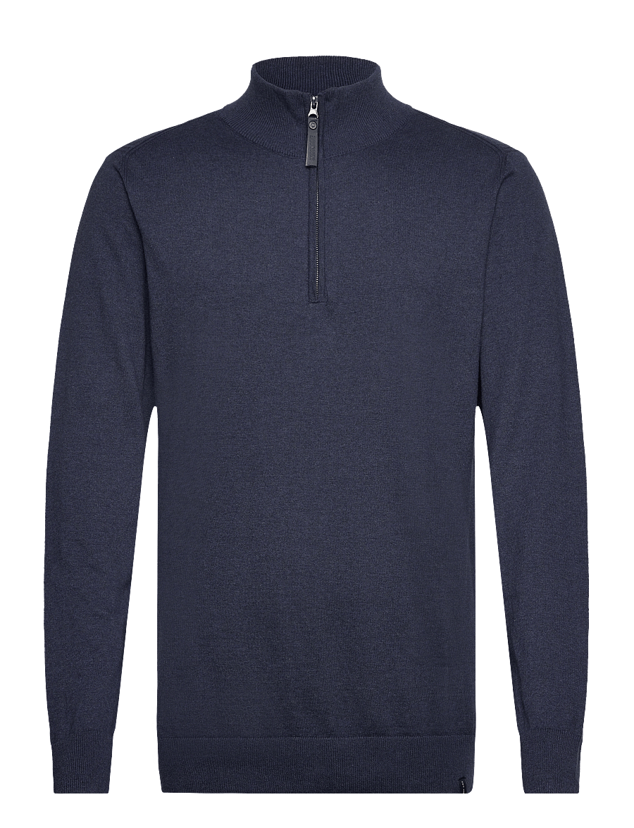 INDICODE - INAncona - halfzip strik - navy mix - 0
