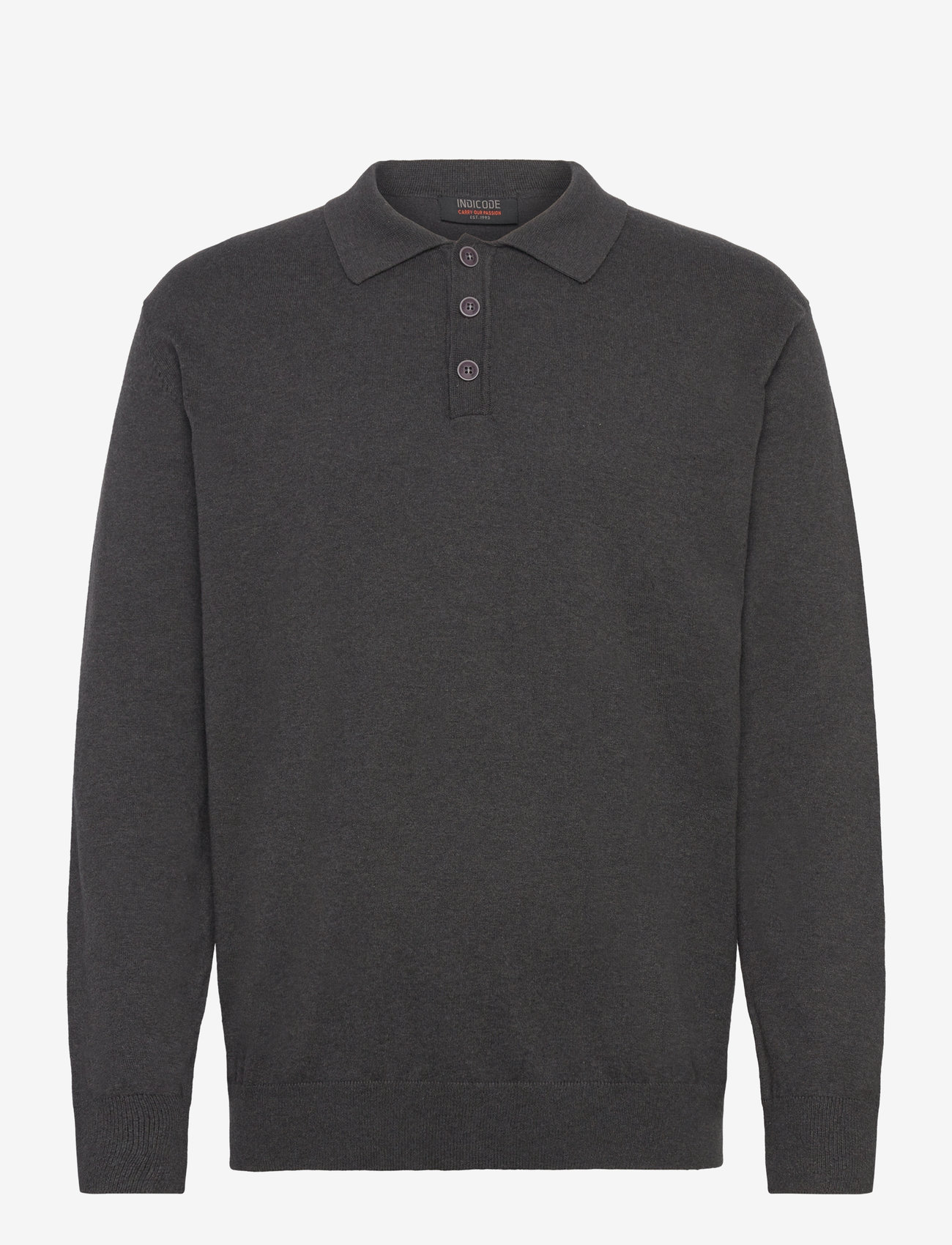 INDICODE - INAncona Polo - höstkläder - charcoal mix - 0