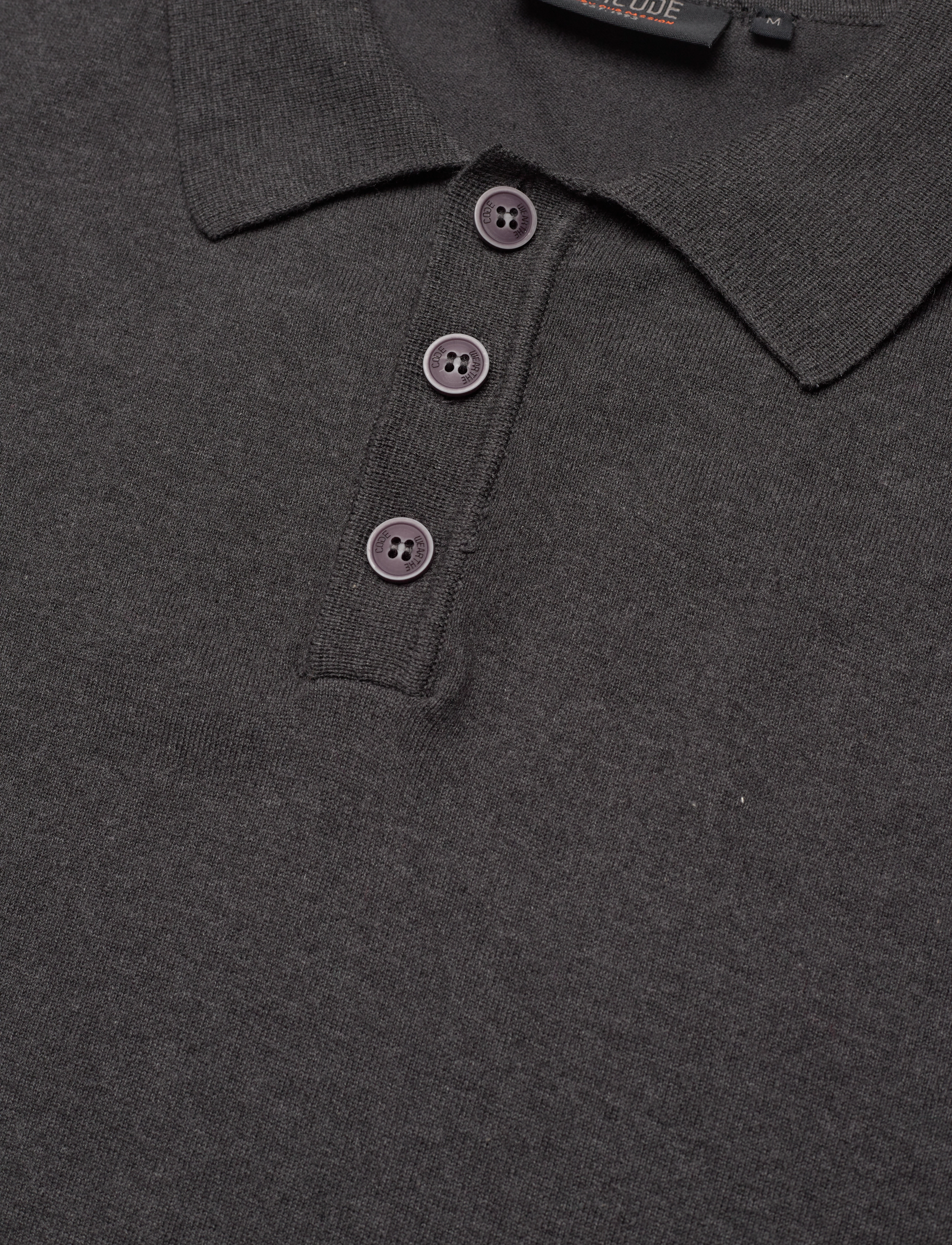 INDICODE - INAncona Polo - knitwear - charcoal mix - 2