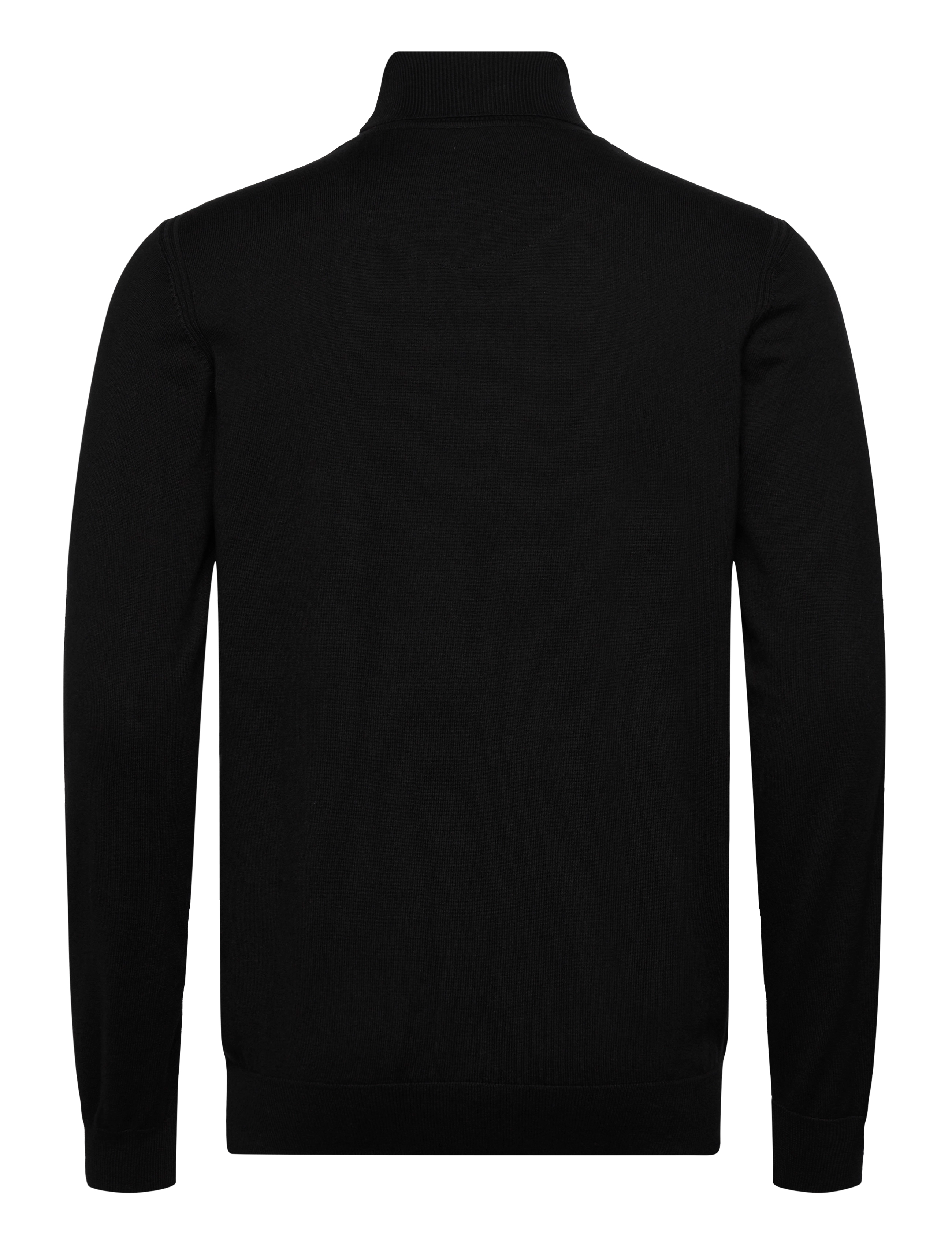 INDICODE - INAncona Roll Neck - stickat - black - 1