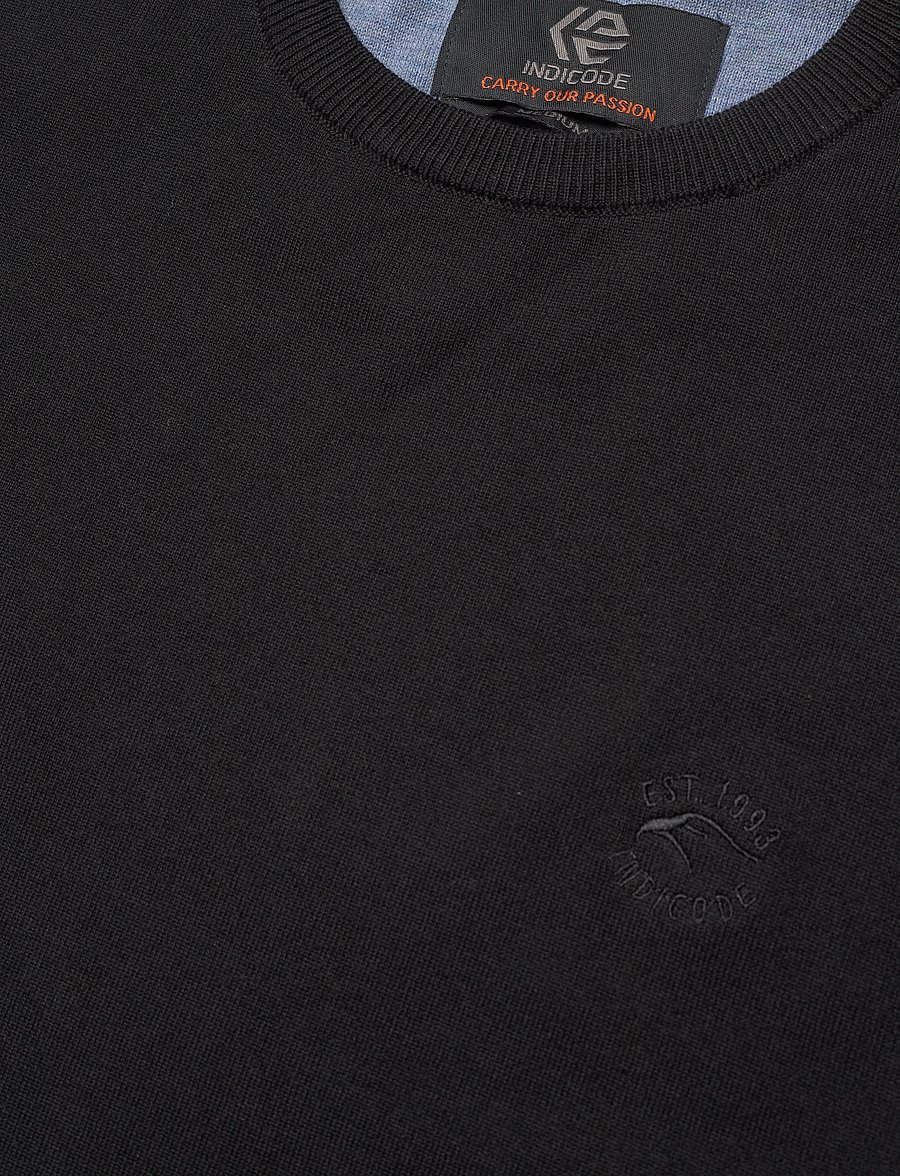 INDICODE - INAncona Crewneck - Ümara kaelusega - black - 2