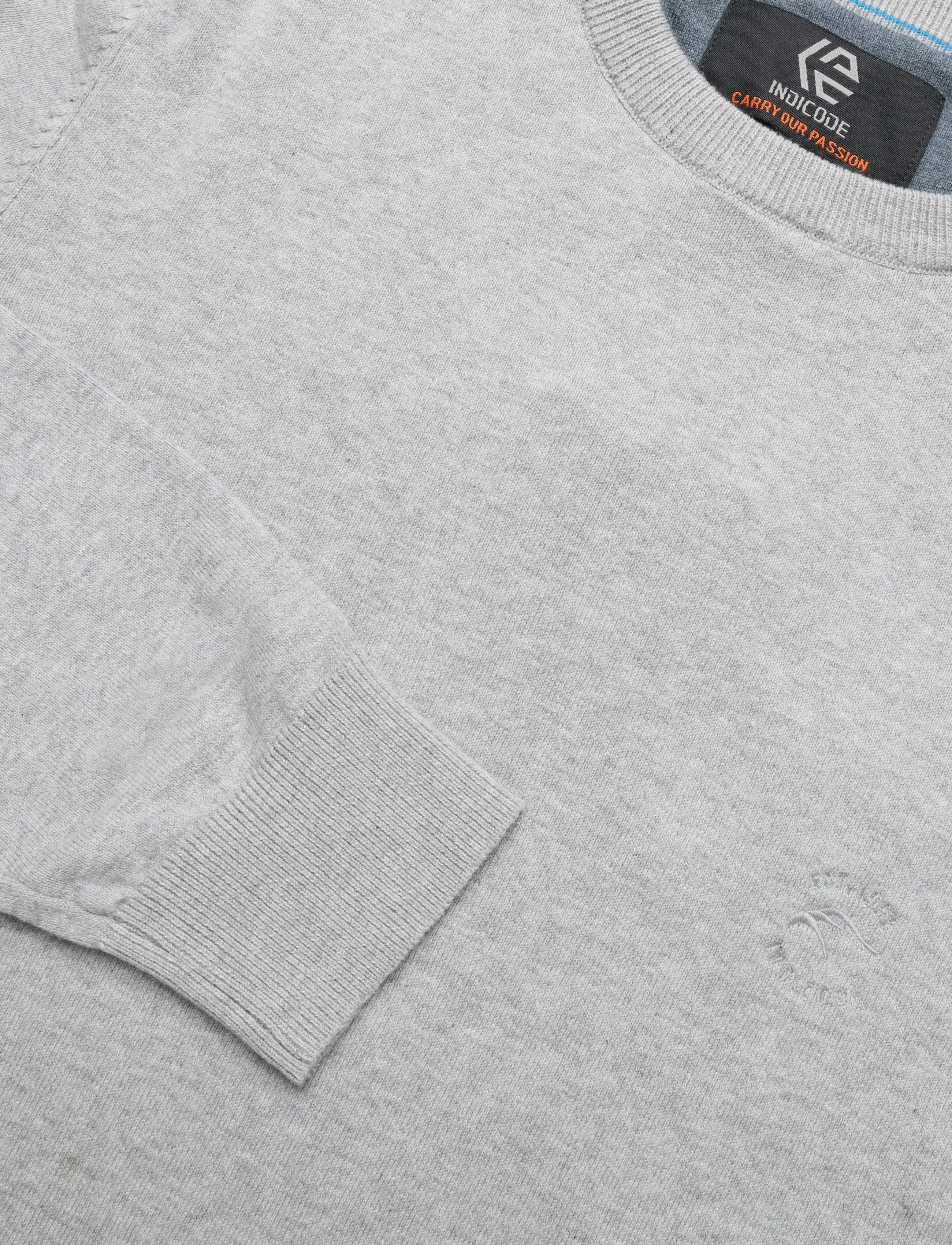INDICODE - INAncona Crewneck - efterårstøj - lt grey mix - 2