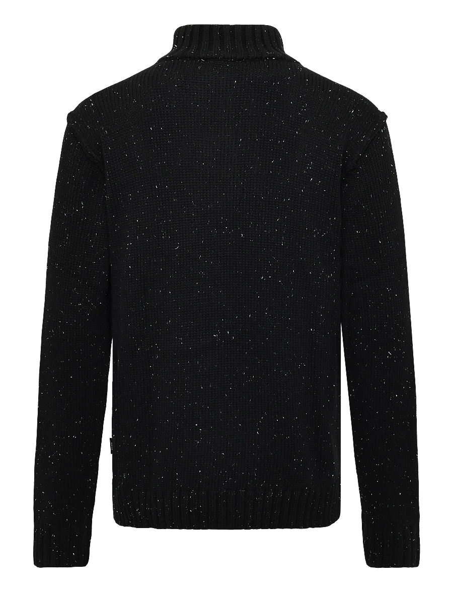 INDICODE - INOscarlo Zip - halfzip strik - black - 1