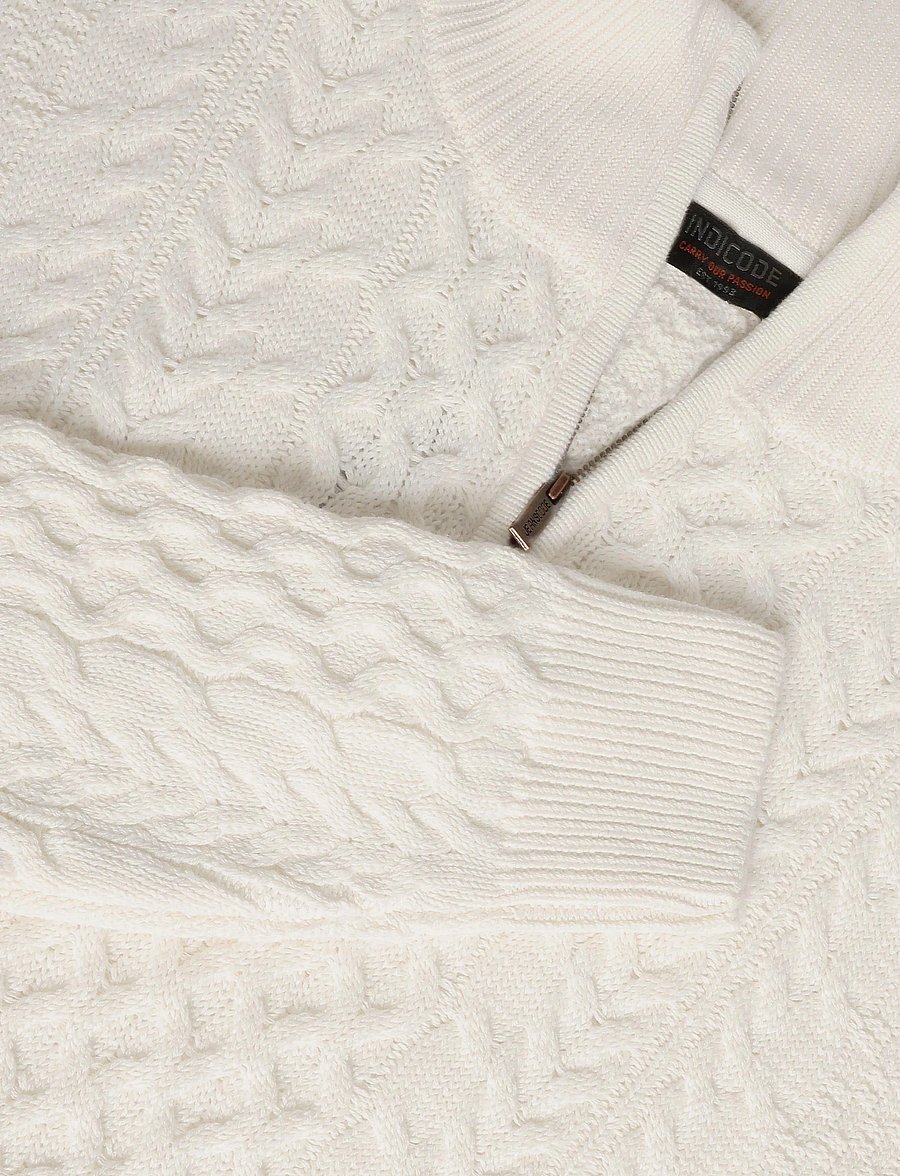INDICODE - INFrej - half zip jumpers - vanilla ice - 2