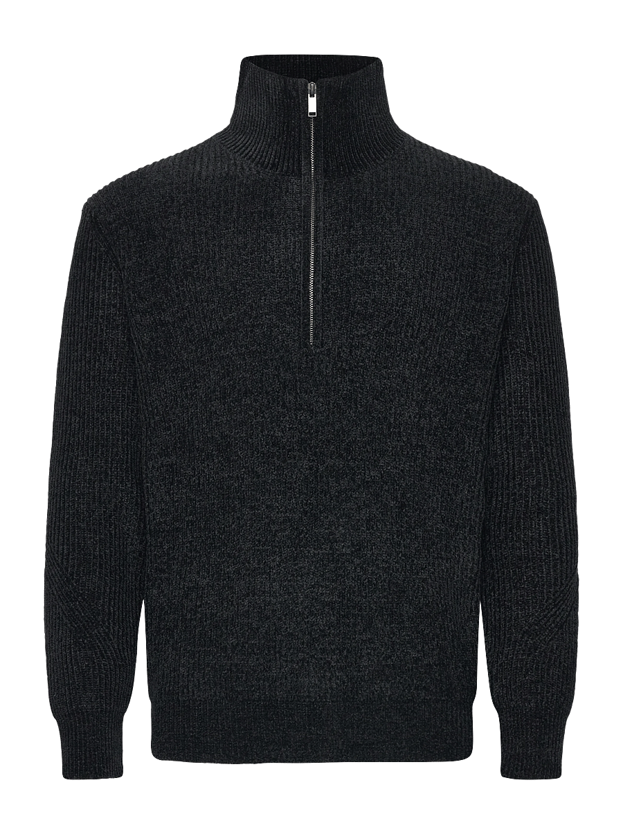 INDICODE - INHunch ½ Zip - halfzip strik - black - 0