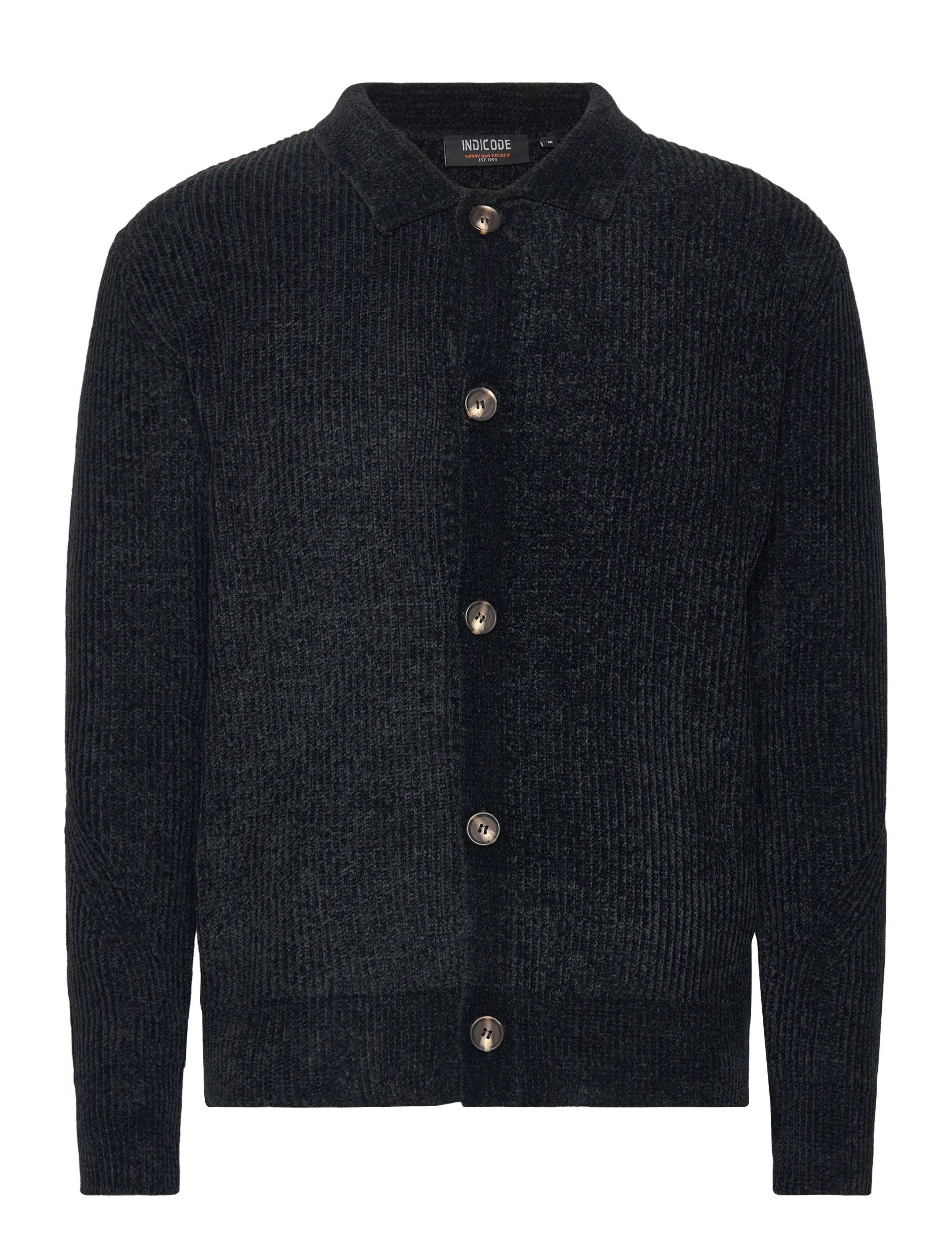 INDICODE Inhunch Cardigan, XL, Grey, Strik > Cardigans, Herre