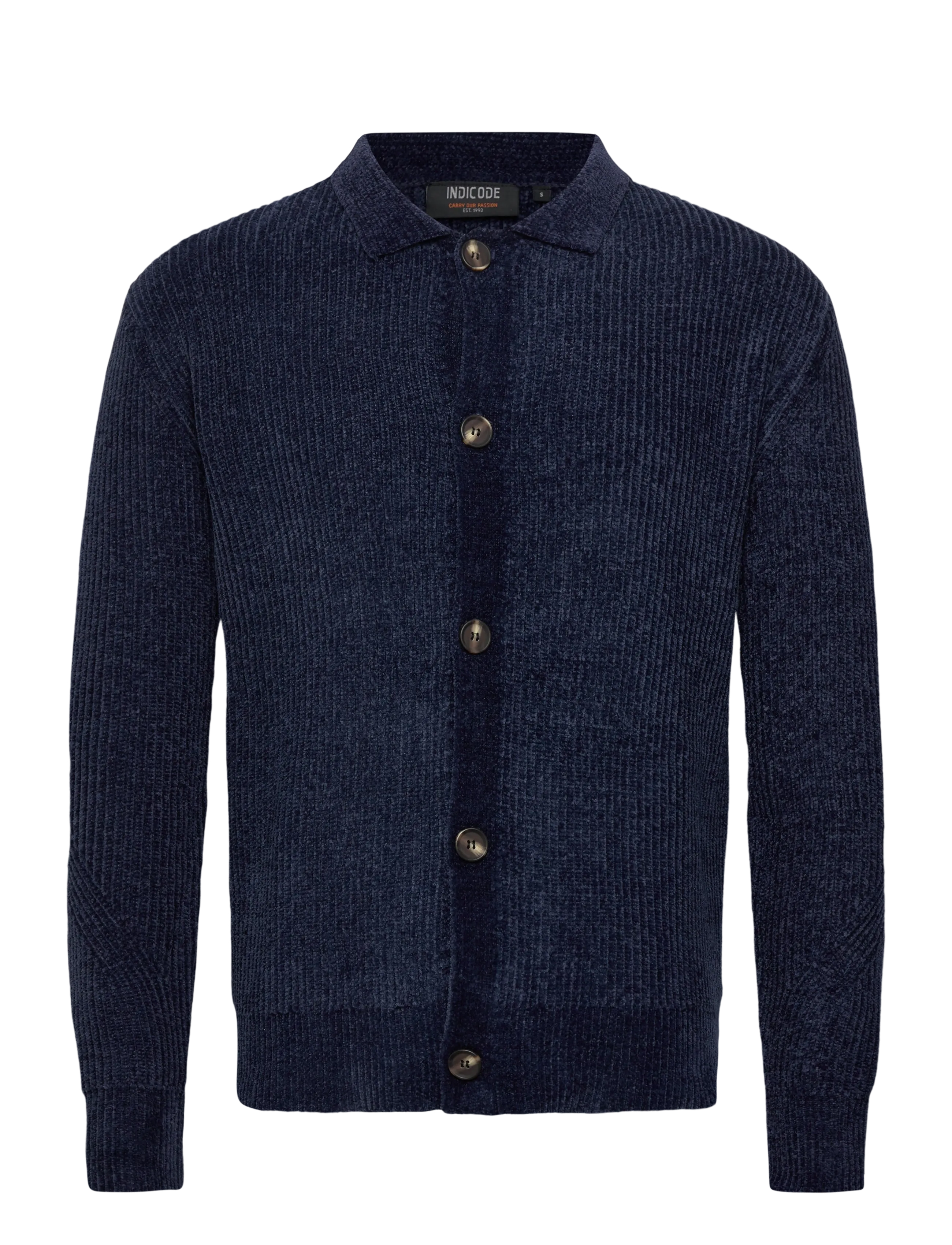 INDICODE INHunch cardigan - Megztiniai - SKY CAPTAIN / navy