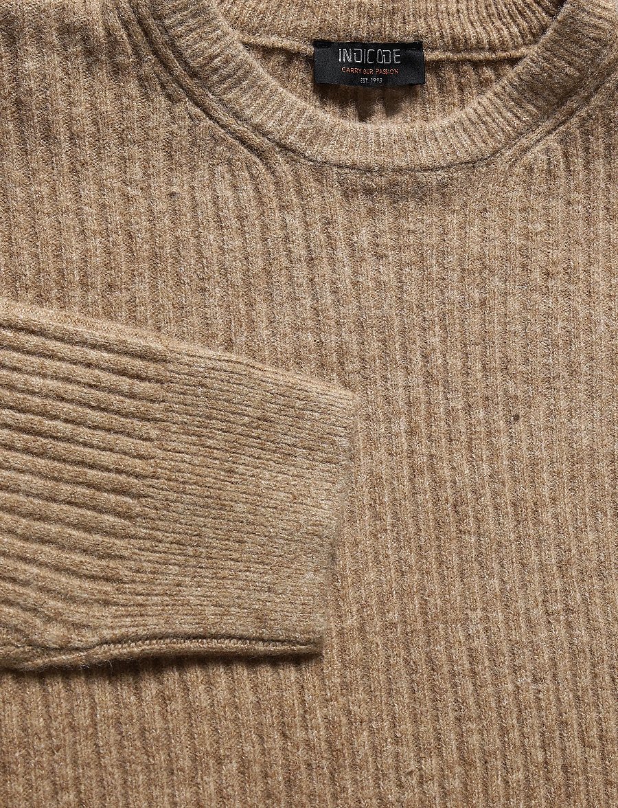 INDICODE - INBertram O-neck - rundhals - beige - 2