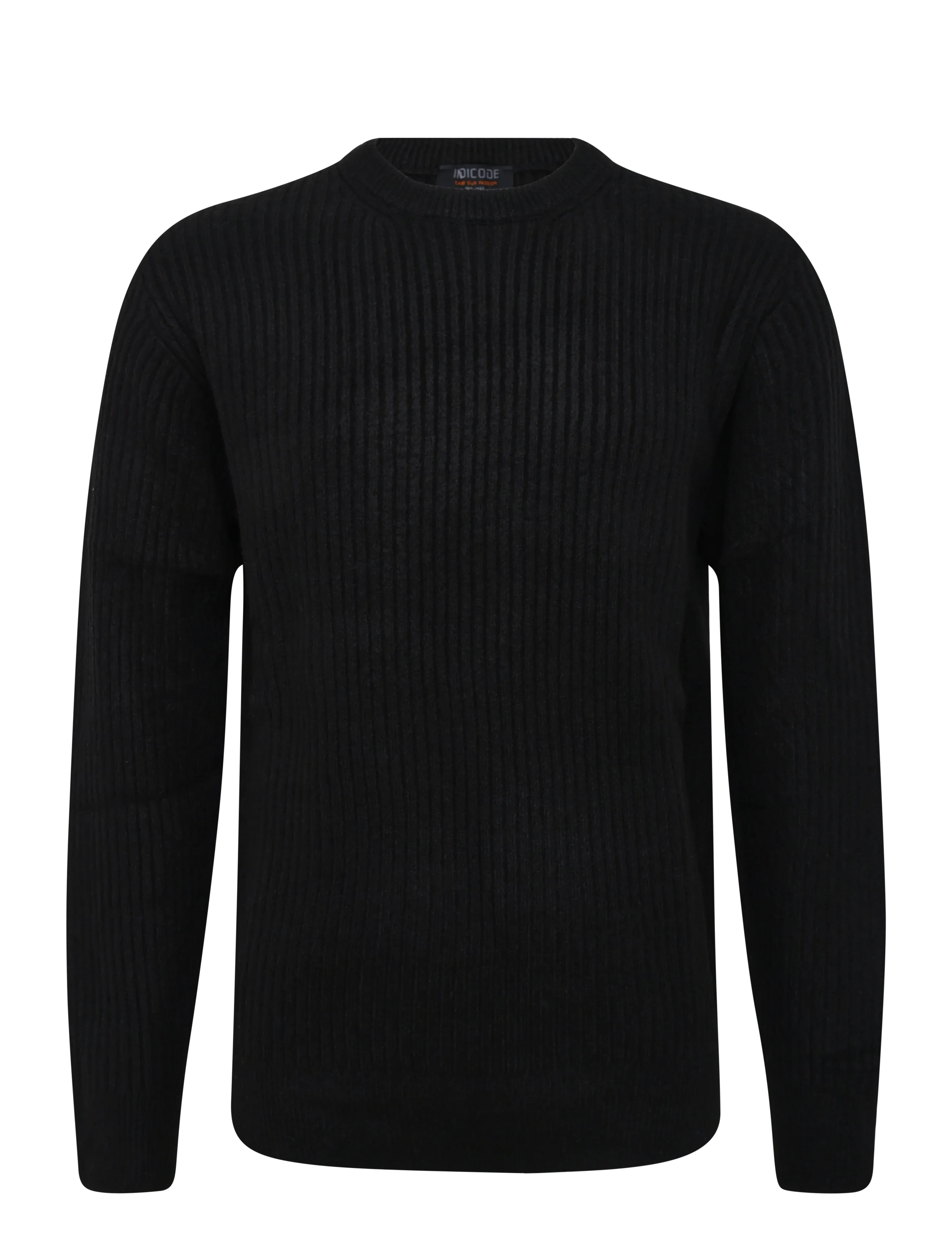 INDICODE INBertram O-neck - Looks for less - BLACK / black