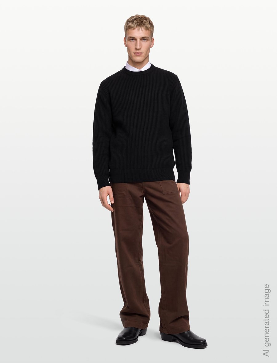 INDICODE - INBertram O-neck - rundhals - black - 0