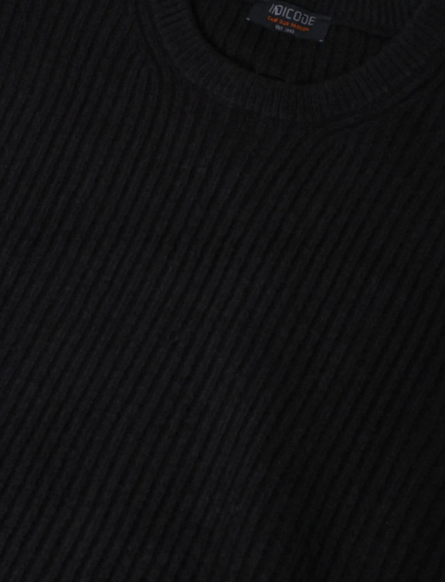 INDICODE - INBertram O-neck - round necks - black - 2