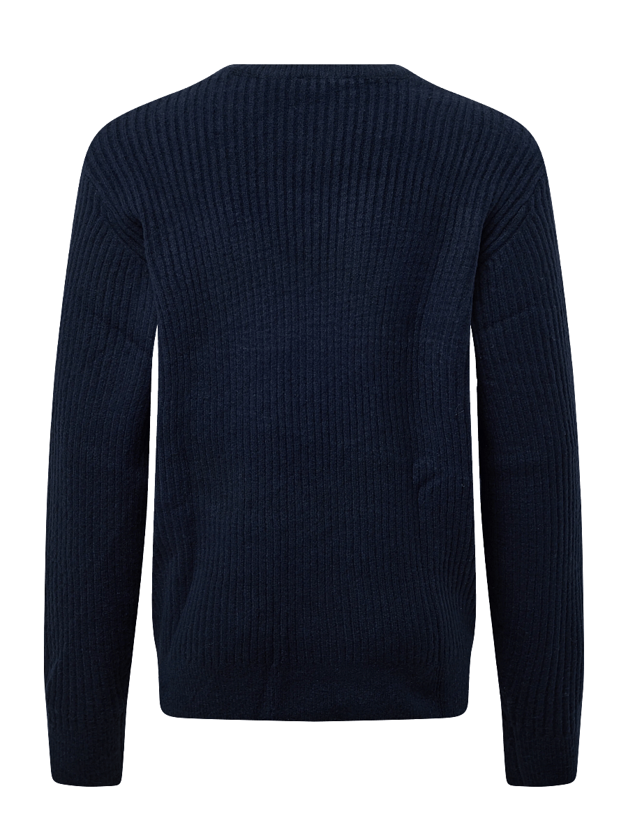 INDICODE - INBertram O-neck - rundhals - navy - 1