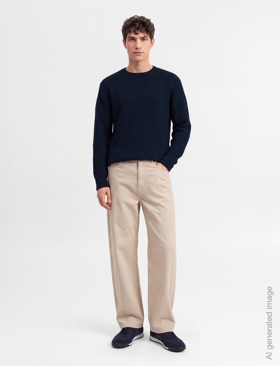INDICODE - INBertram O-neck - round necks - navy - 0