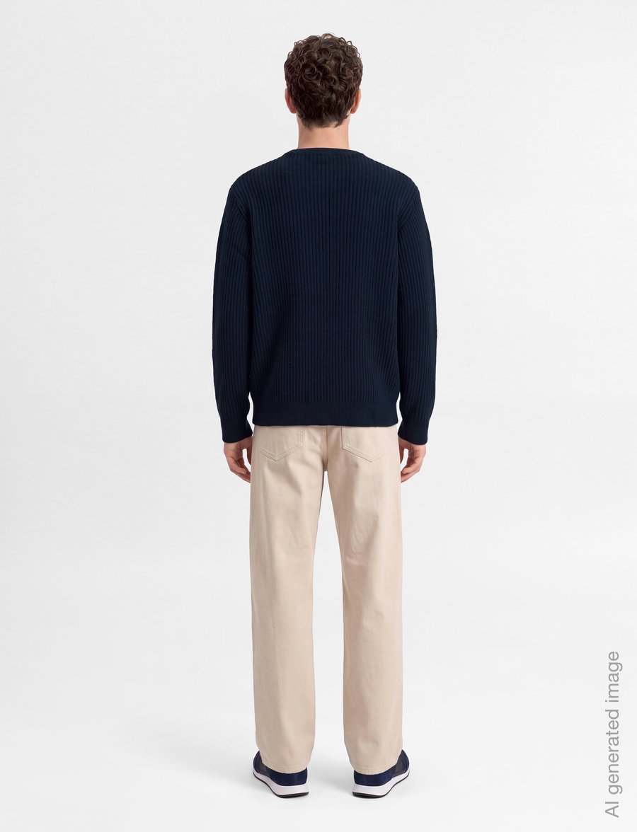 INDICODE - INBertram O-neck - round necks - navy - 4
