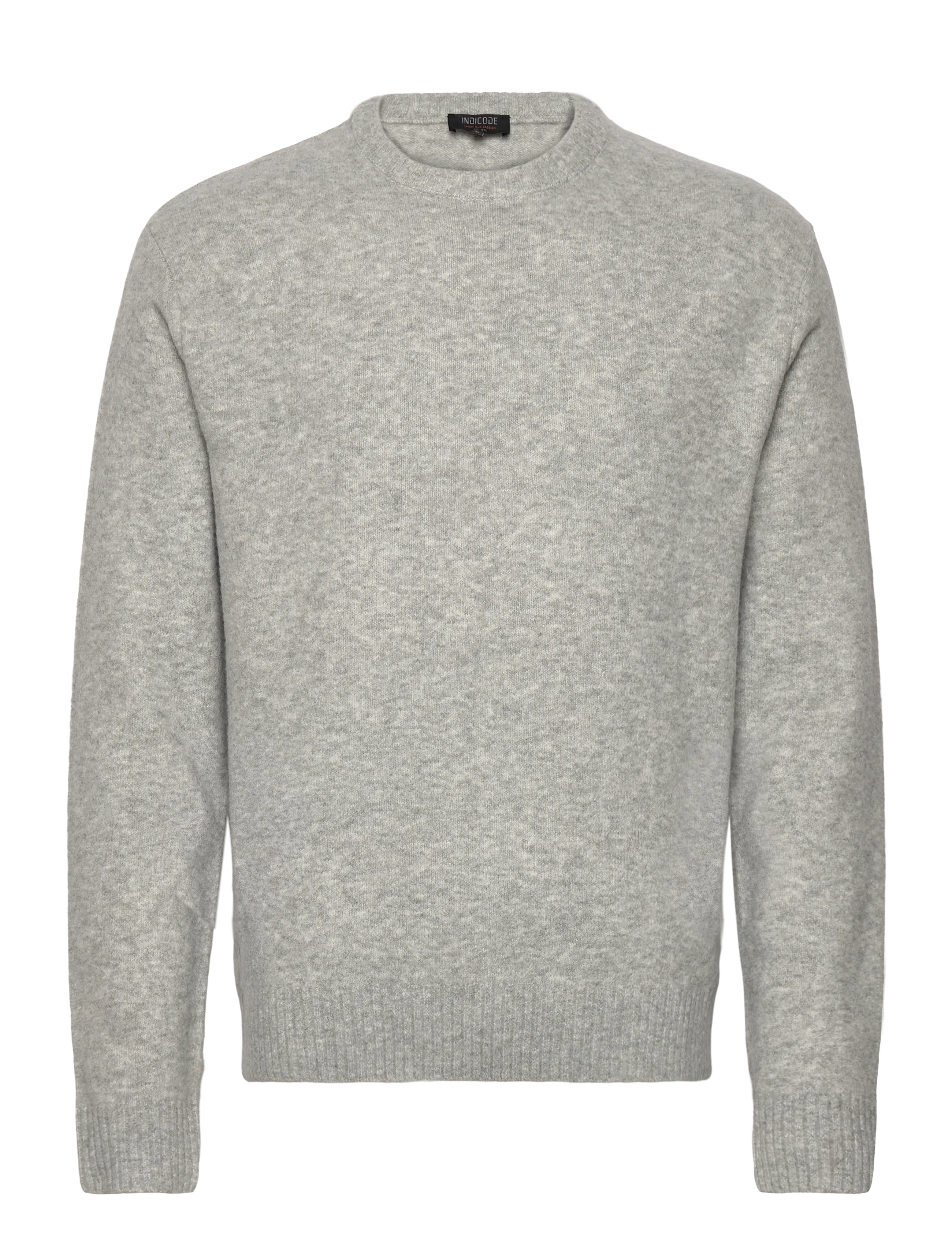 INDICODE Inbertrax O-Neck, XXL, Knitwear, Grau - Round Necks, Männerswear