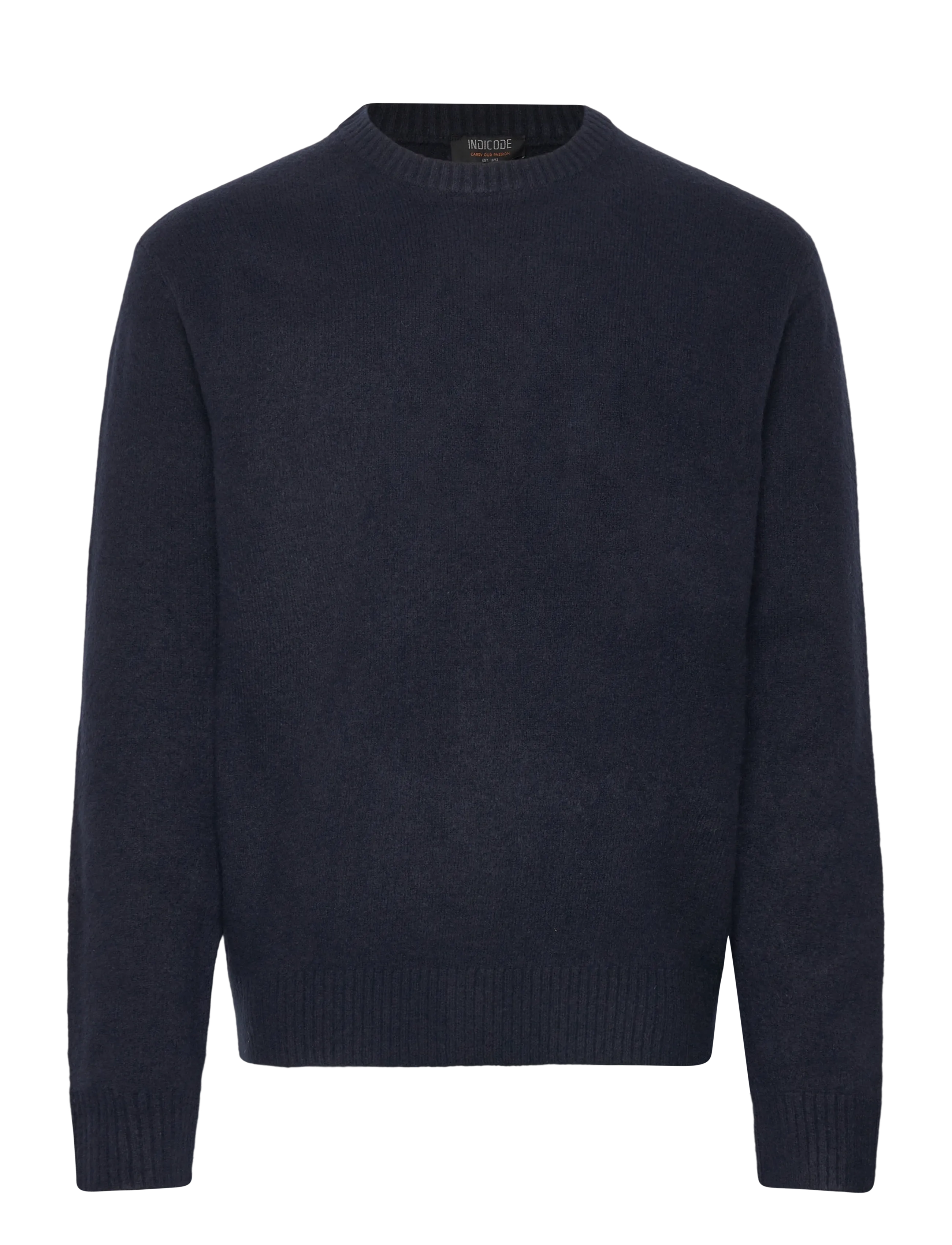 INDICODE Inbertrax O-Neck, XL, Knitwear, Marineblau - Round Necks, Männerswear