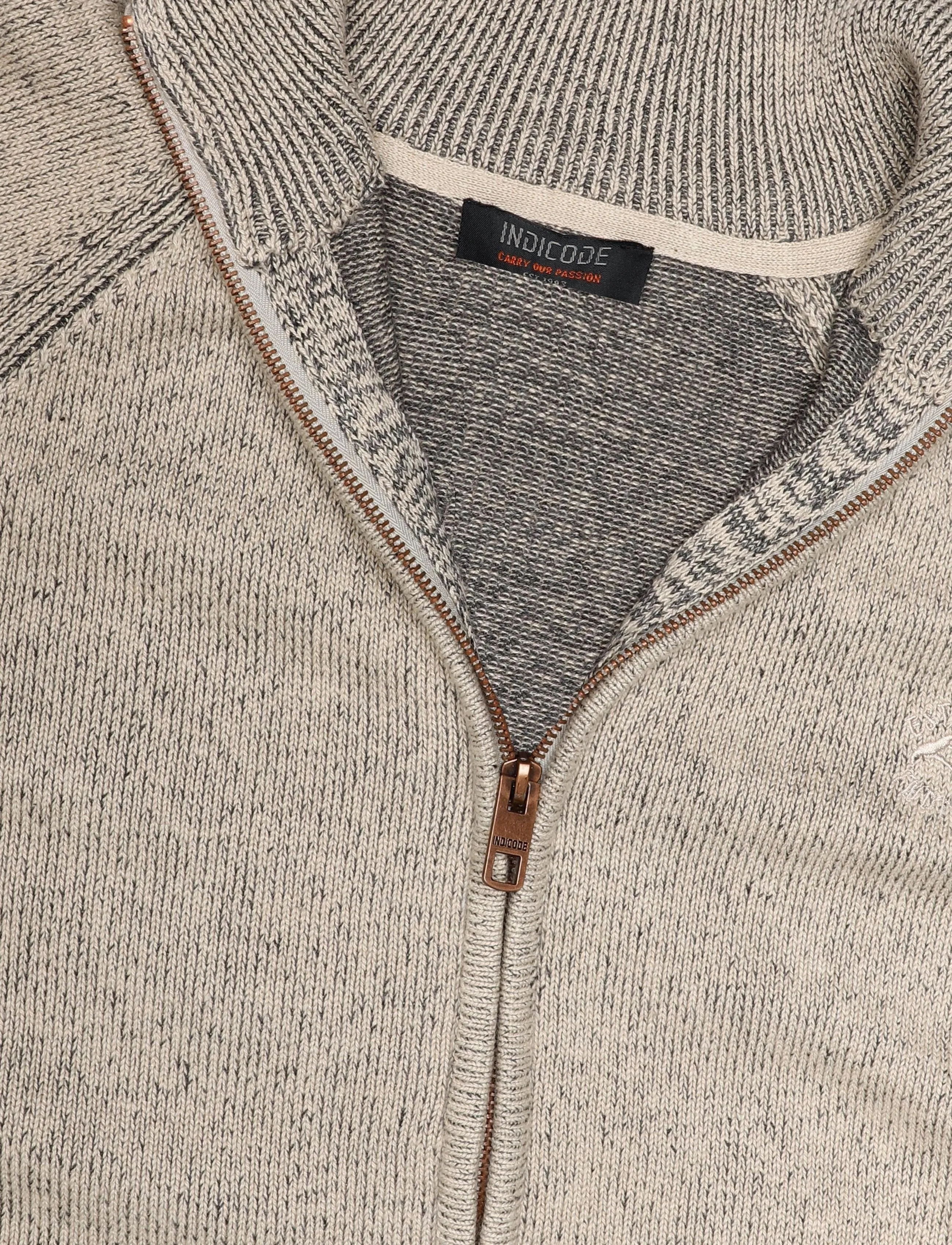 INDICODE - INFun cardigan - stone - 2