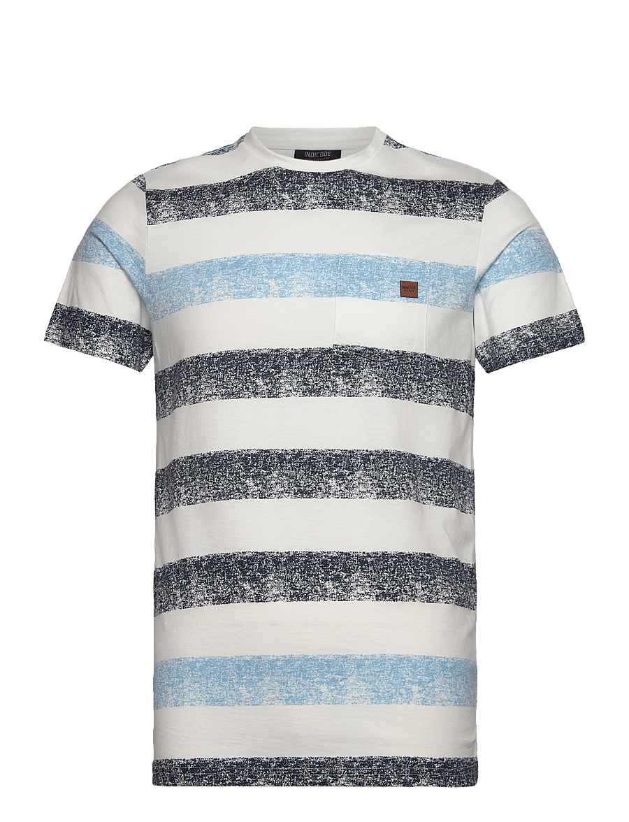 INDICODE - INHernandez - kurzärmelige t-shirts - blue wave - 1