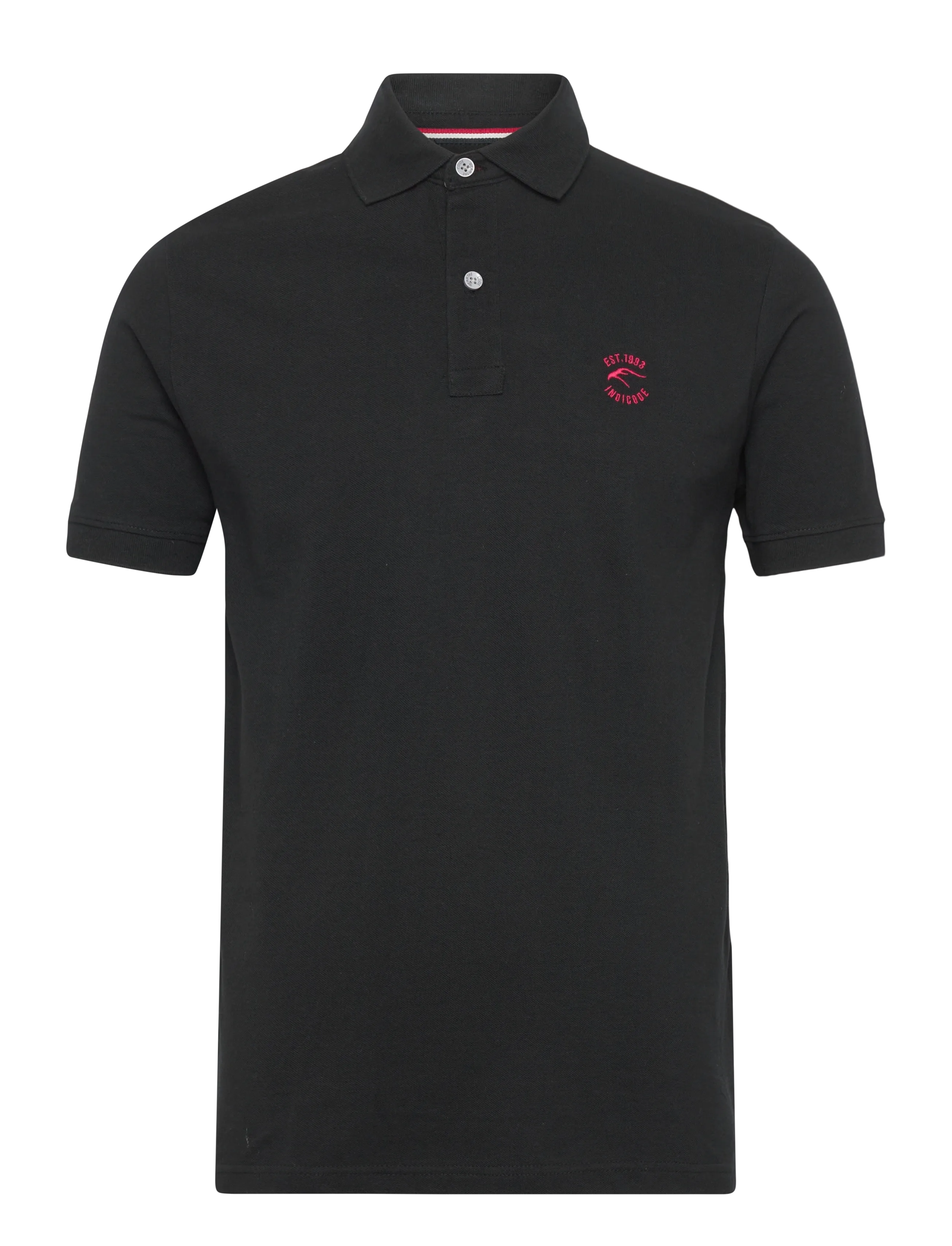 INDICODE INWadim - Kortärmade pikéer - BLACK / black