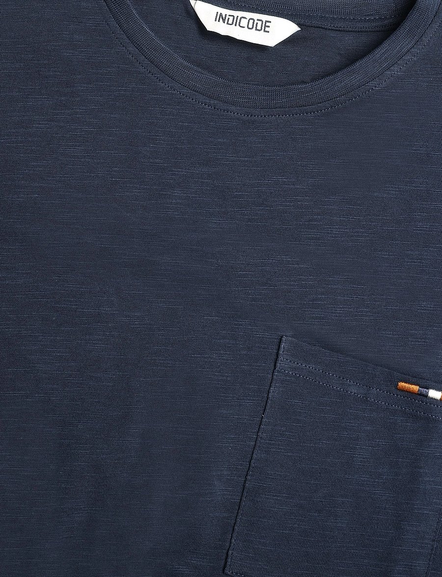 INDICODE - INAndorra - kortärmade t-shirts - navy - 2