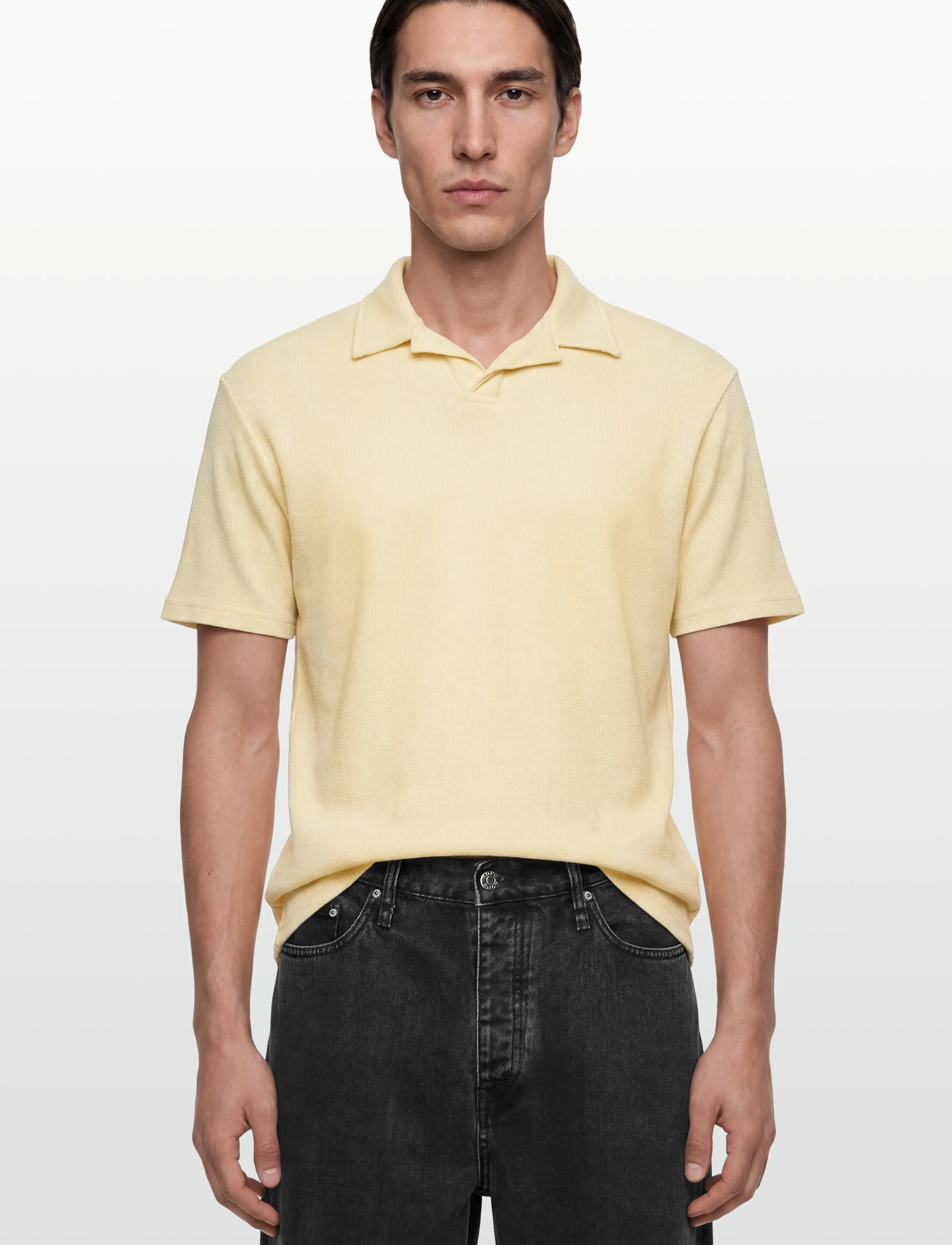 INDICODE - INBimle - short-sleeved polos - pear sorbet - 3