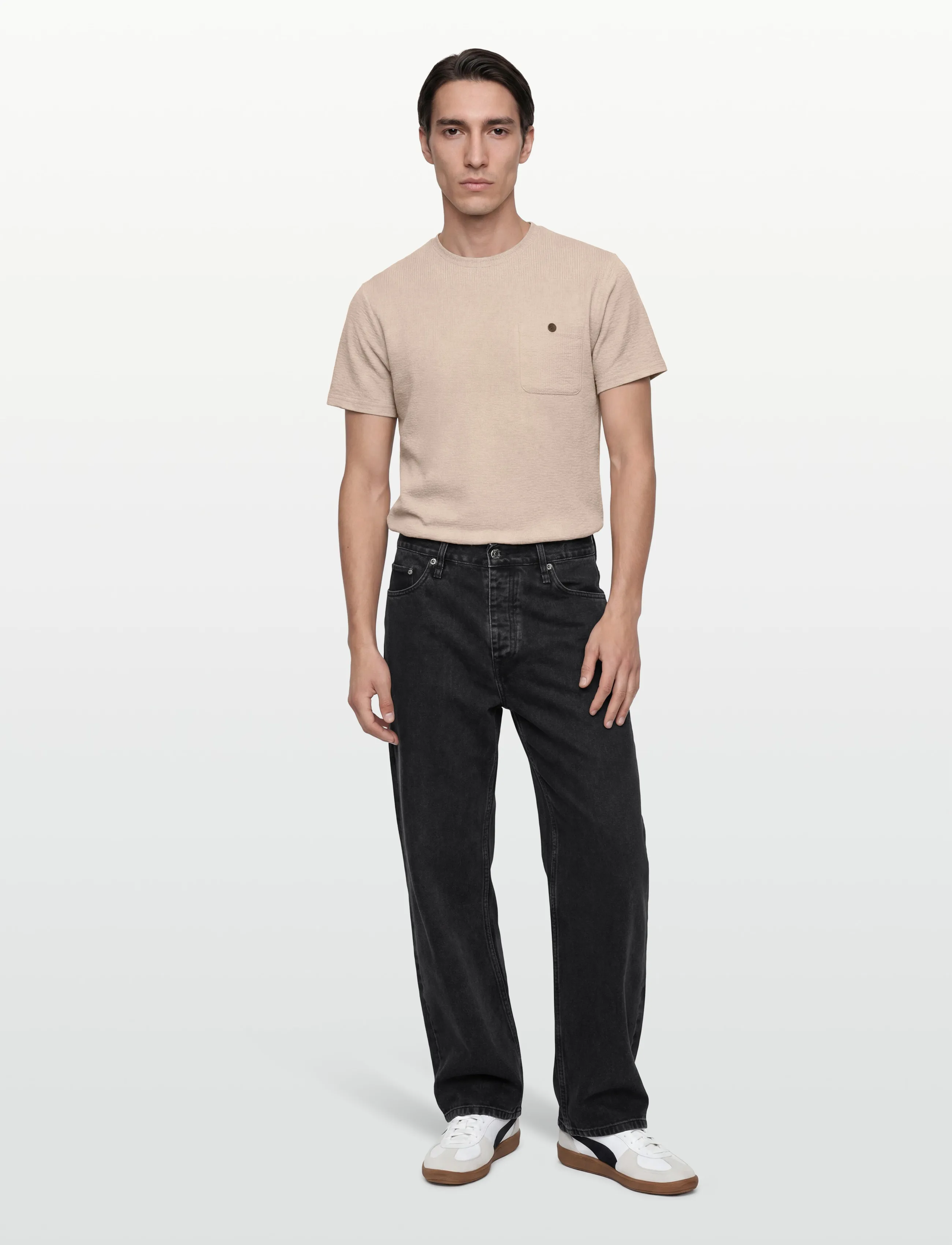 INDICODE INNova Tee - Kollektionen - SIMPLY TAUPE / cream