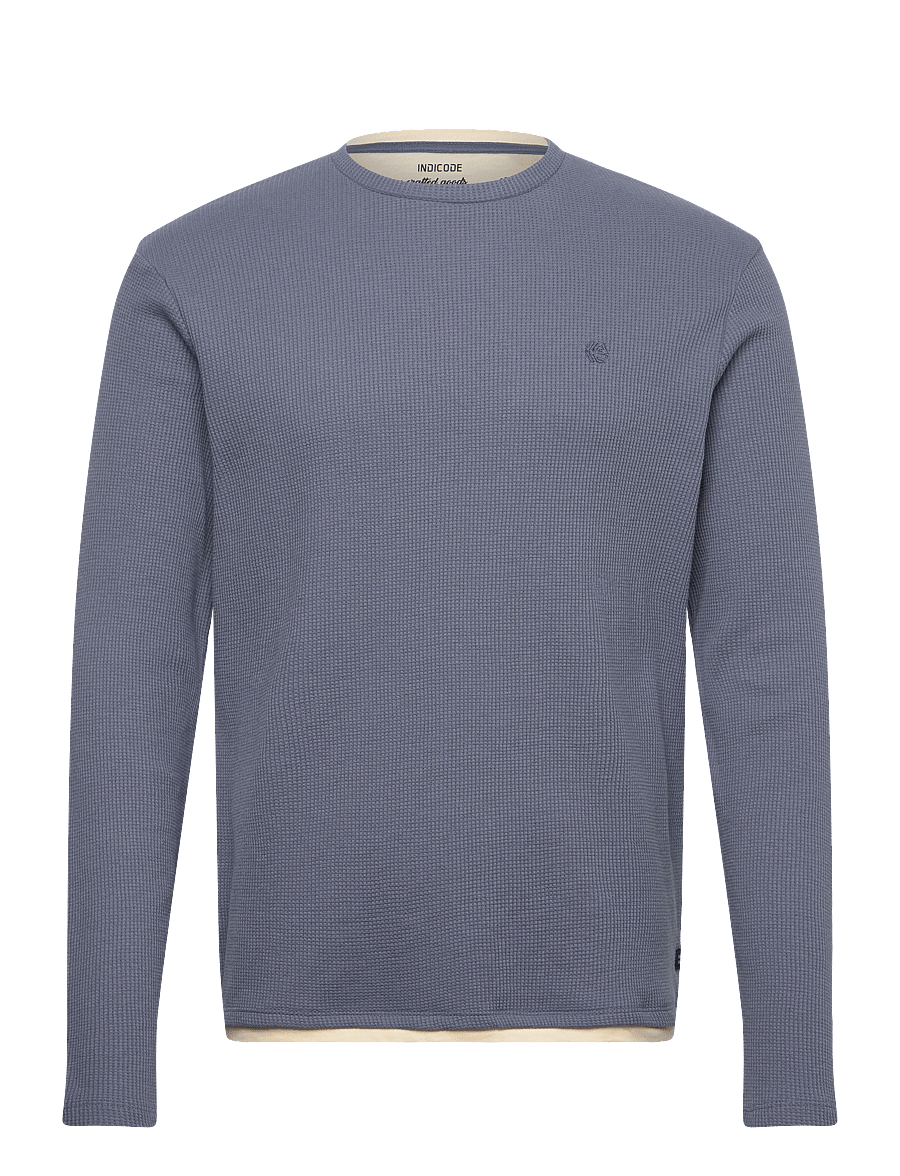 INDICODE - INSigfinn - langärmelige t-shirts - china blue - 0