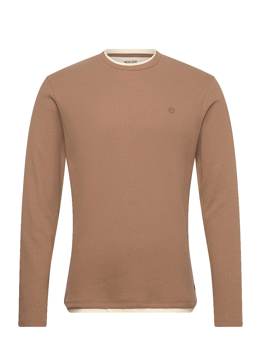 INDICODE - INSigfinn - langärmelige t-shirts - otter - 0