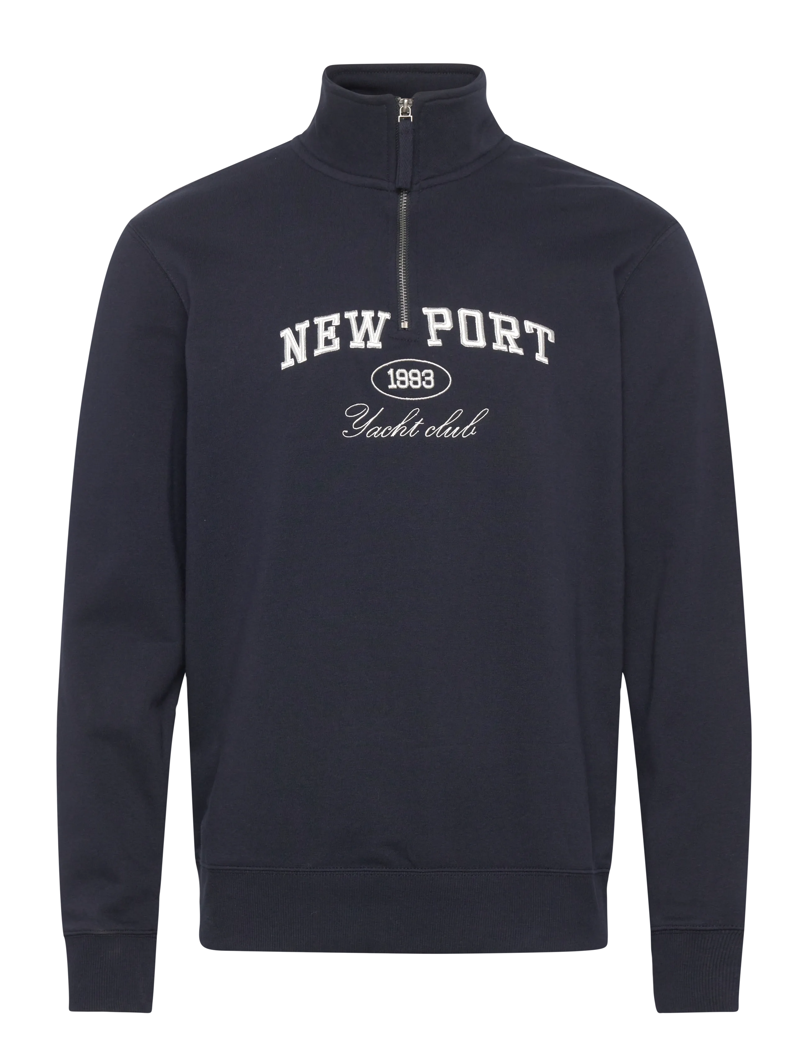 INDICODE INRussel half zip sweat - Riided - SKY CAPTAIN / navy