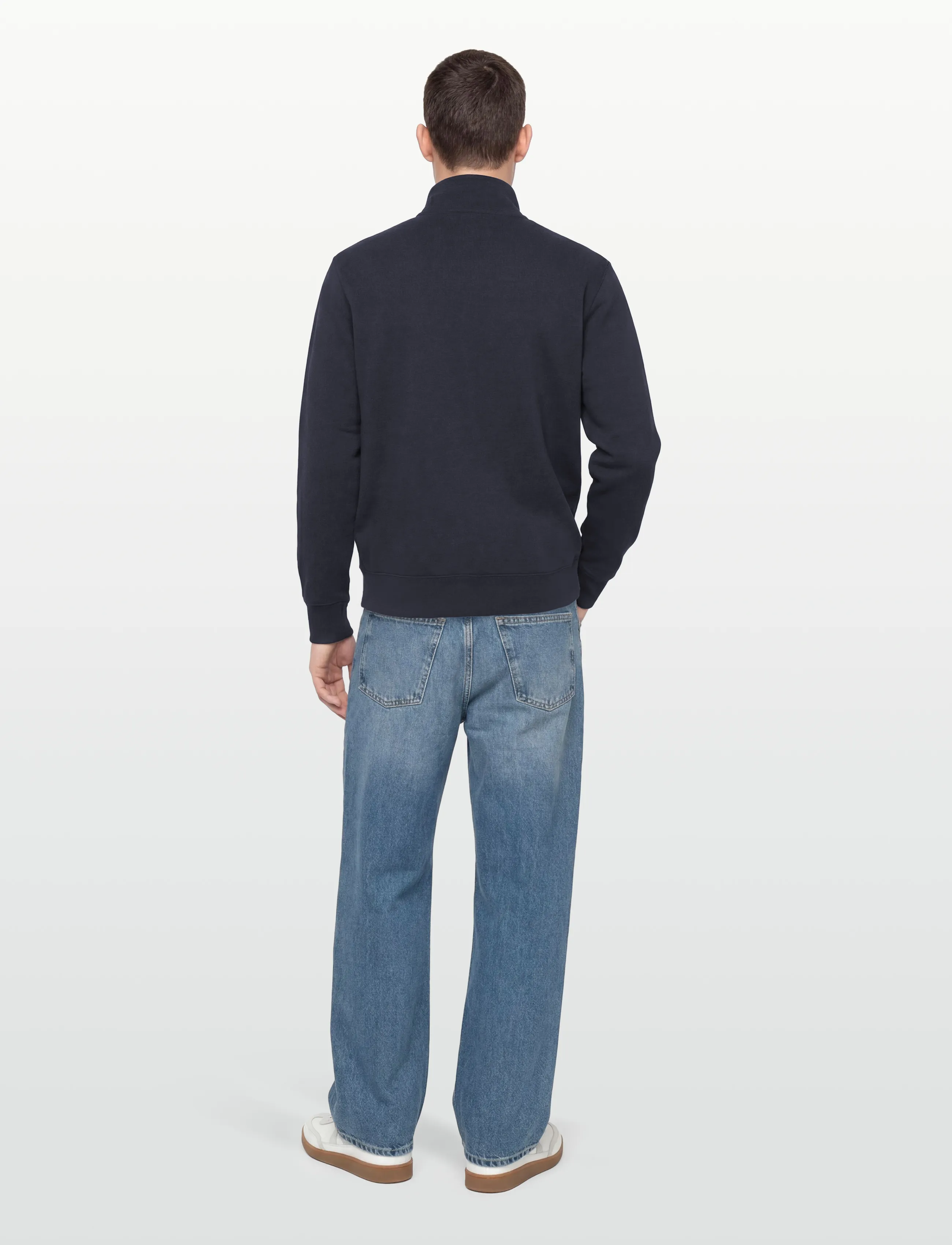 INDICODE - INRussel half zip sweat - dressipluusid - sky captain - 4