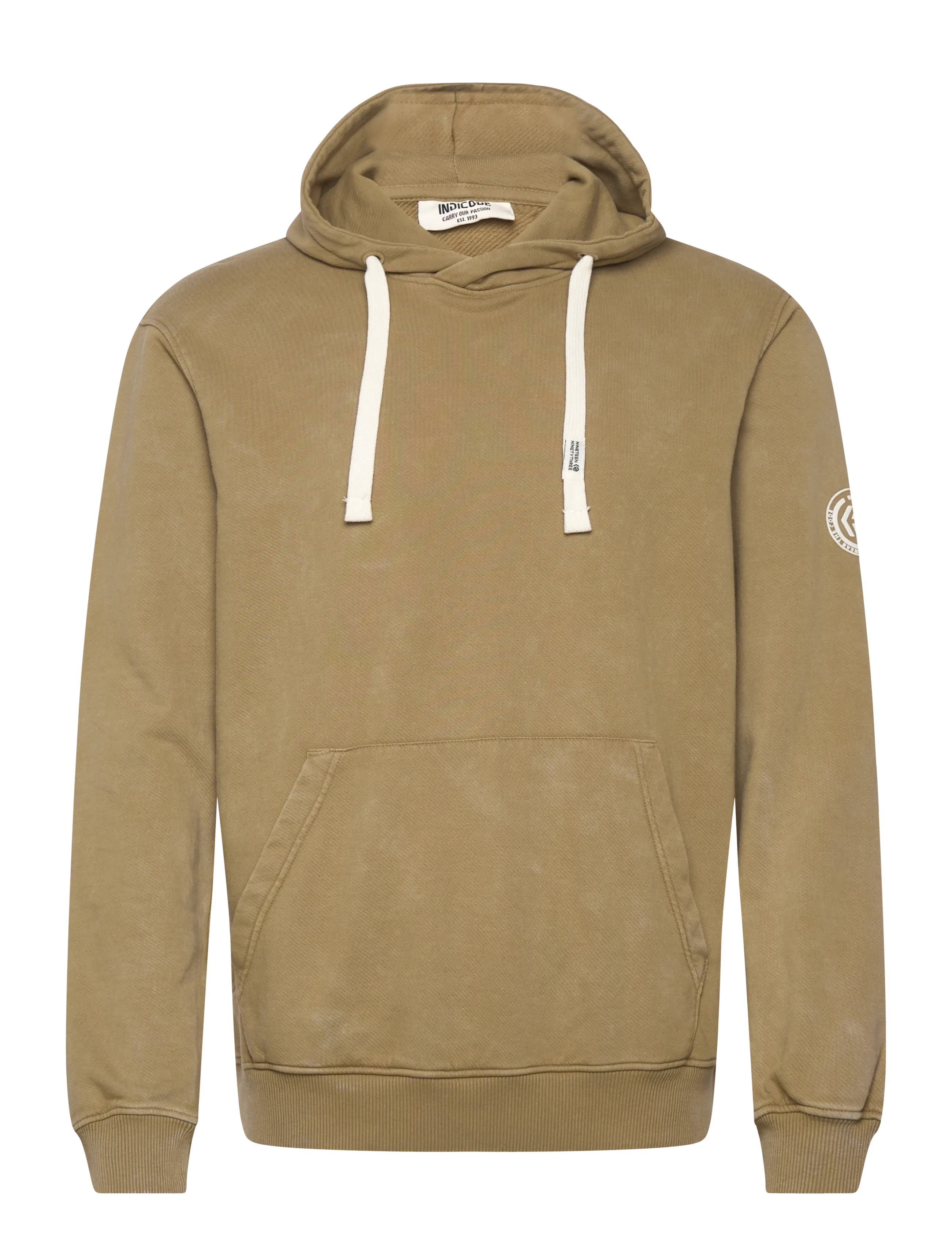 INDICODE INZaba Hoodie - Hættetrøjer - KELP / brown