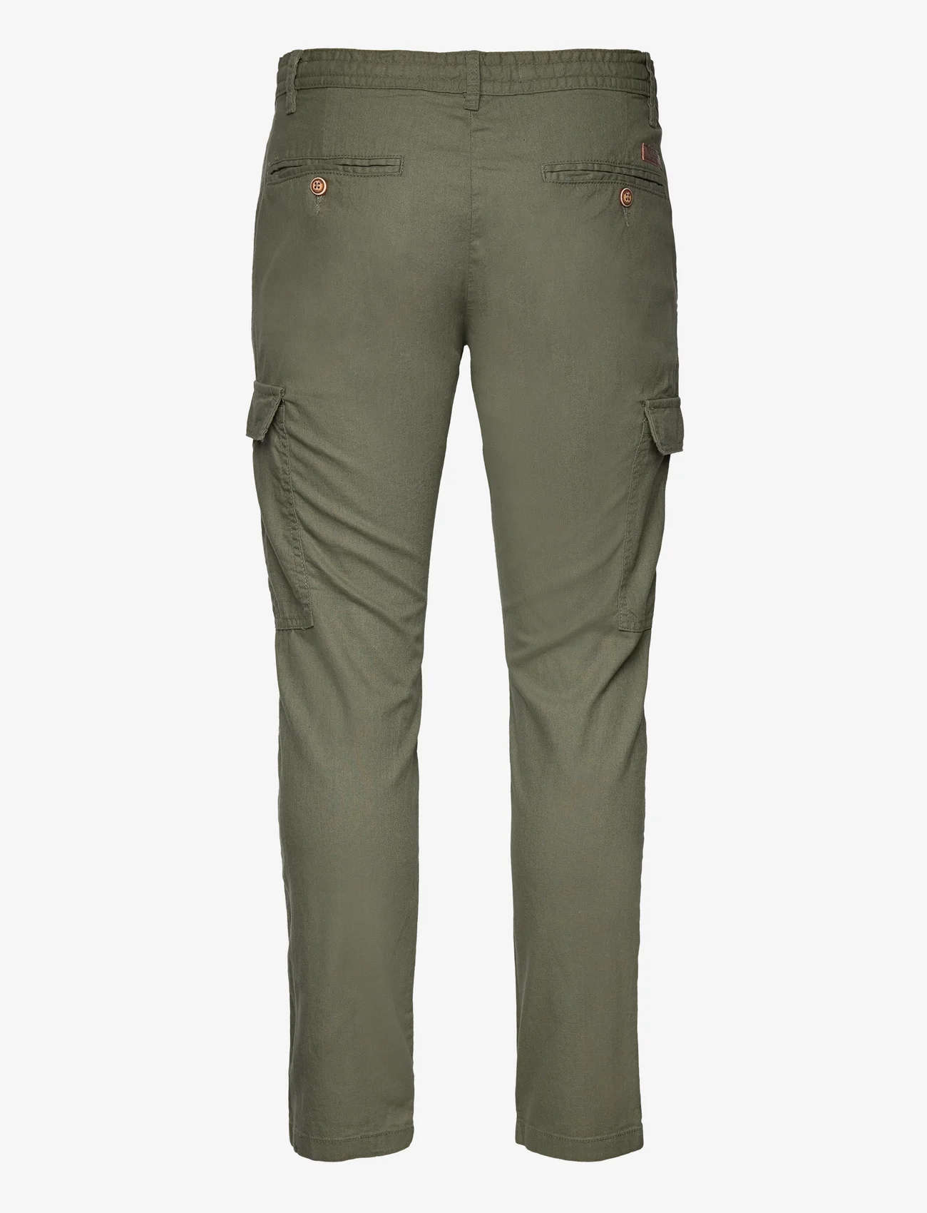 INDICODE - INLeonardo - linen trousers - army - 1