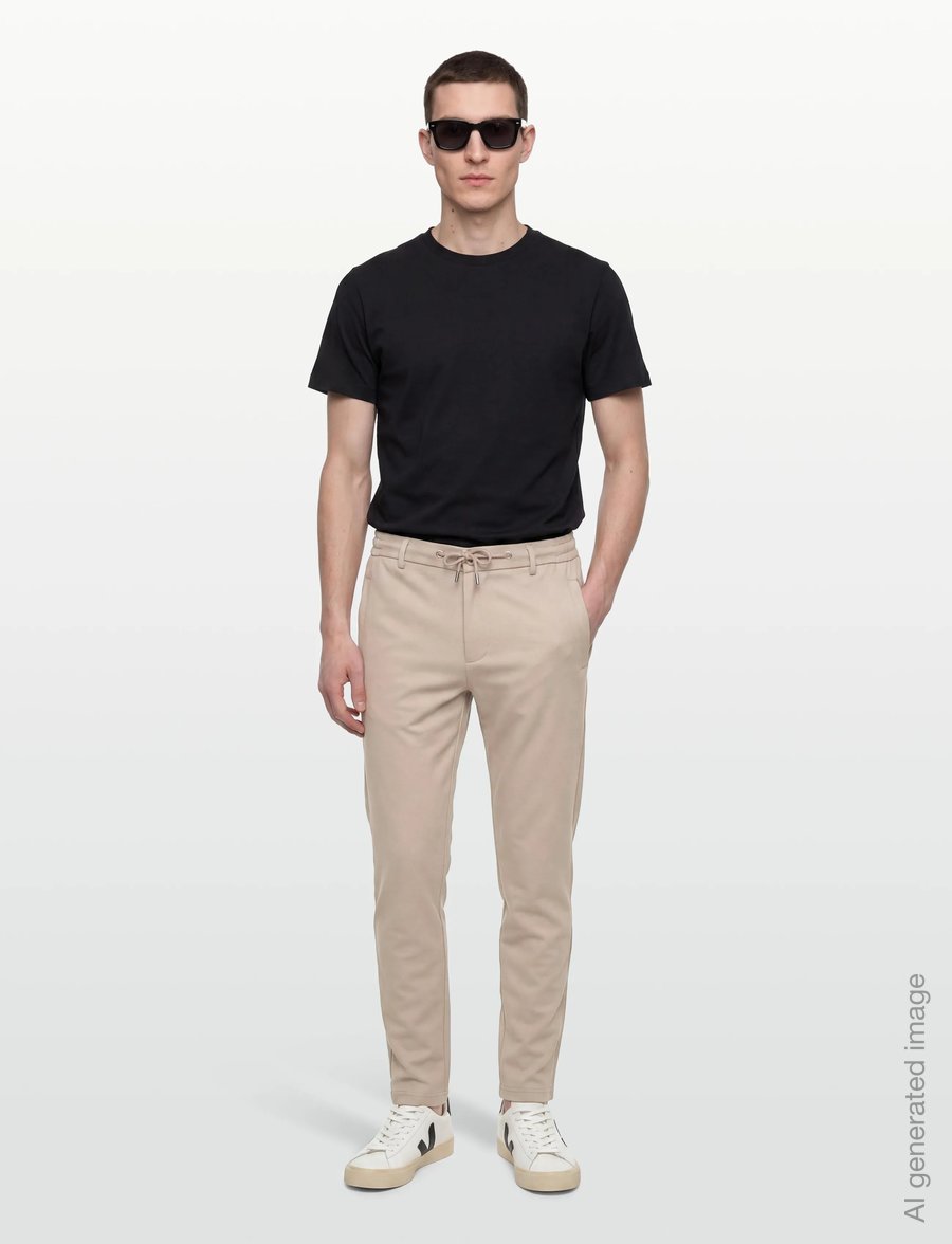 INDICODE - INNello string pant - vabaajapüksid - simply taupe - 0