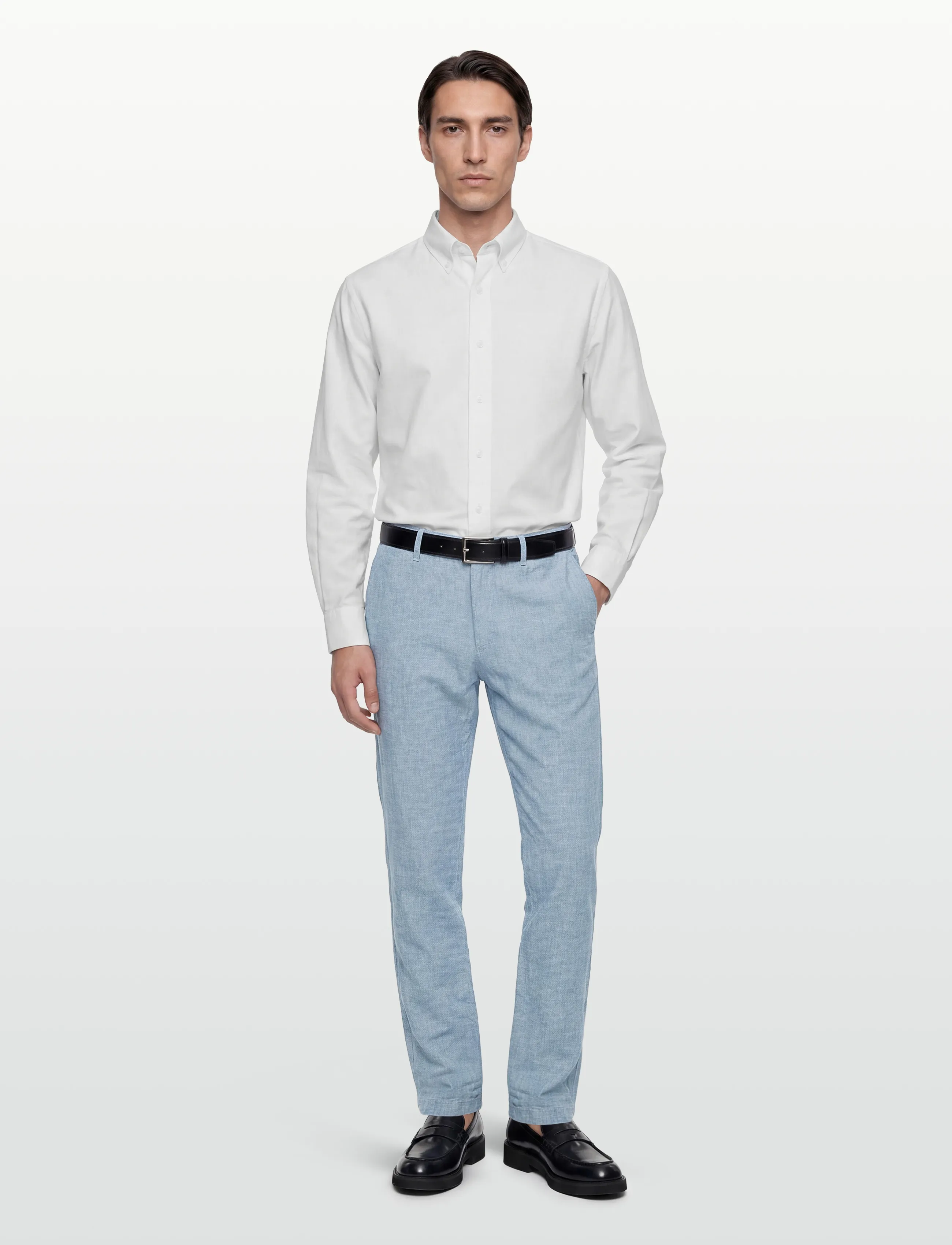 INDICODE INTrope Pants - Lininės kelnės - SKY WAY / blue