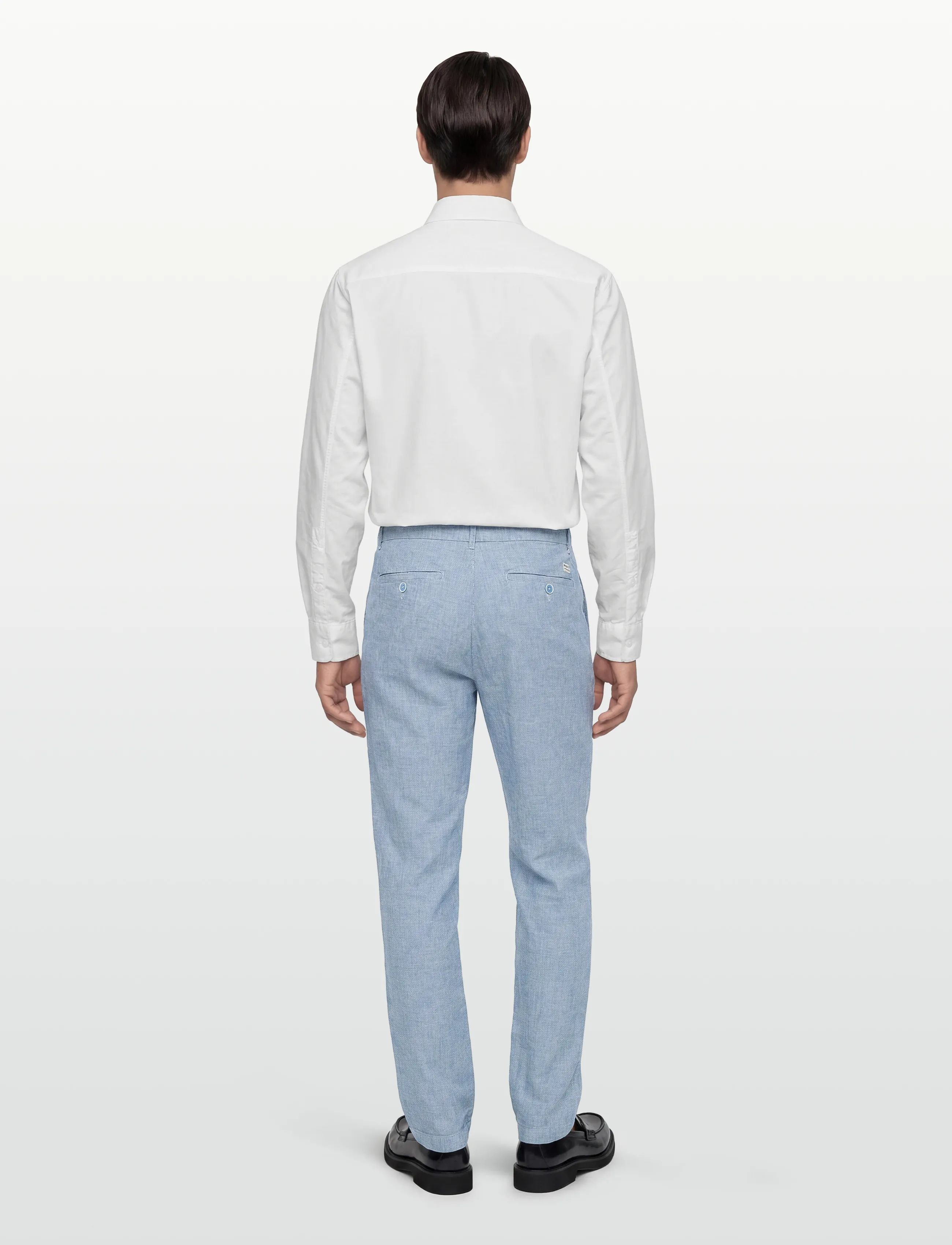 INDICODE - INTrope Pants - linnebyxor - sky way - 4