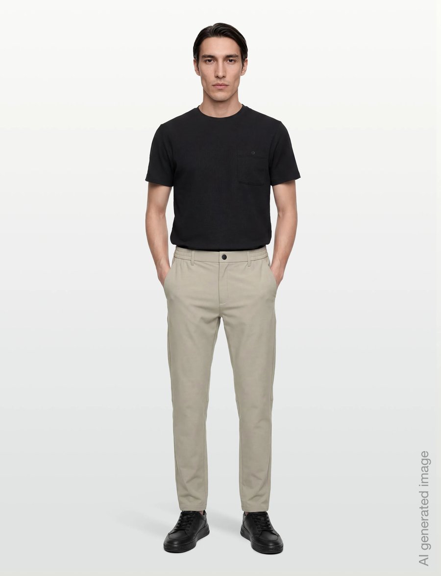 INDICODE - INRomant - casual byxor - stone - 0